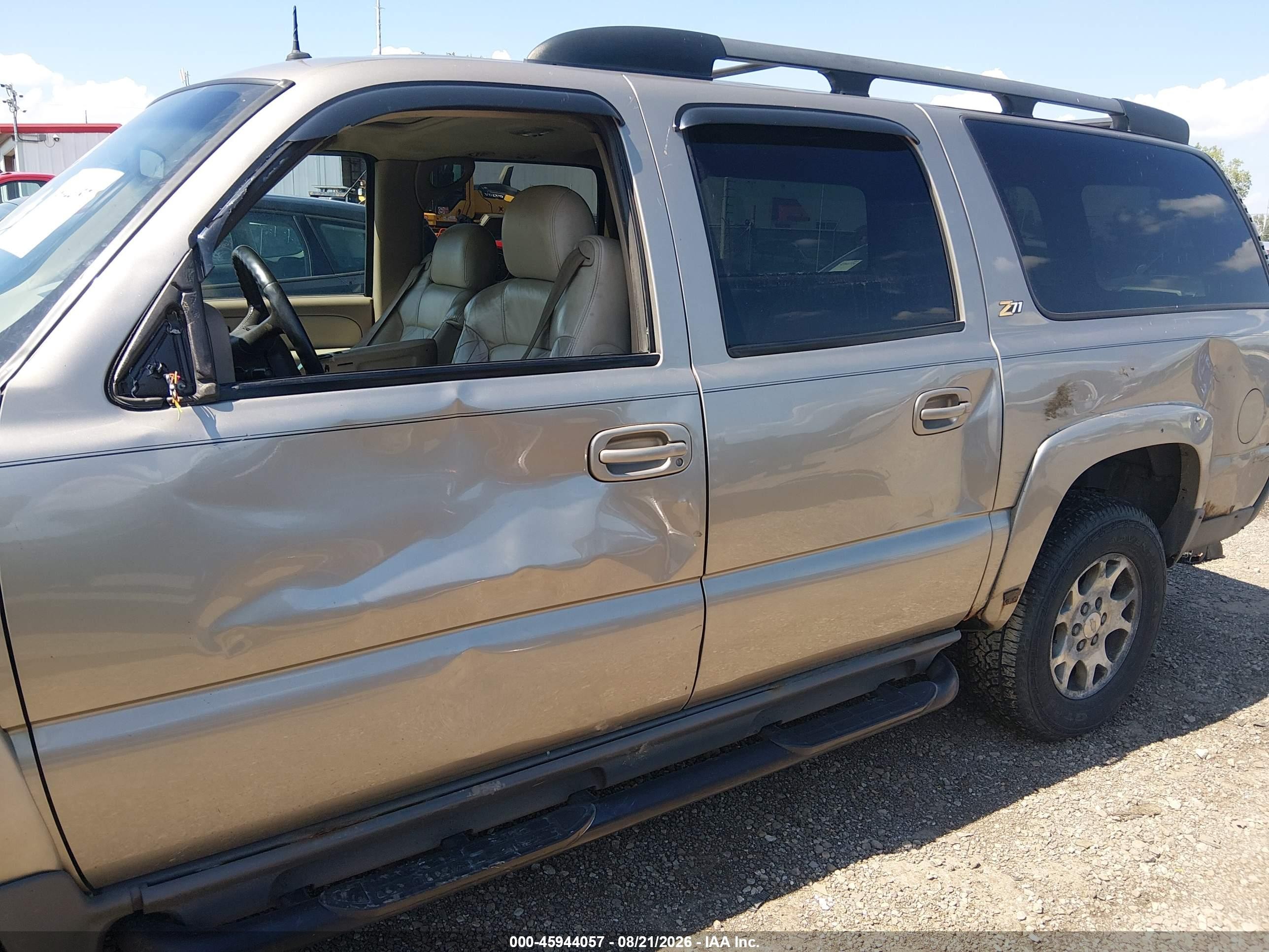 2002 Chevrolet Suburban 1500 Z71 Tan vin: 3GNFK16Z02G189884
