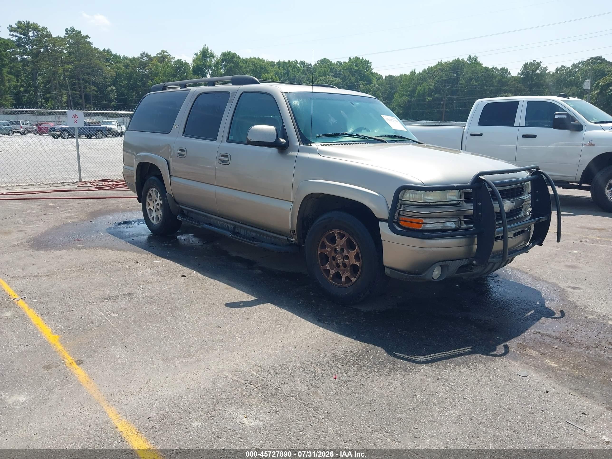 2002 Chevrolet Suburban 1500 Z71 Beige vin: 3GNFK16Z02G267712