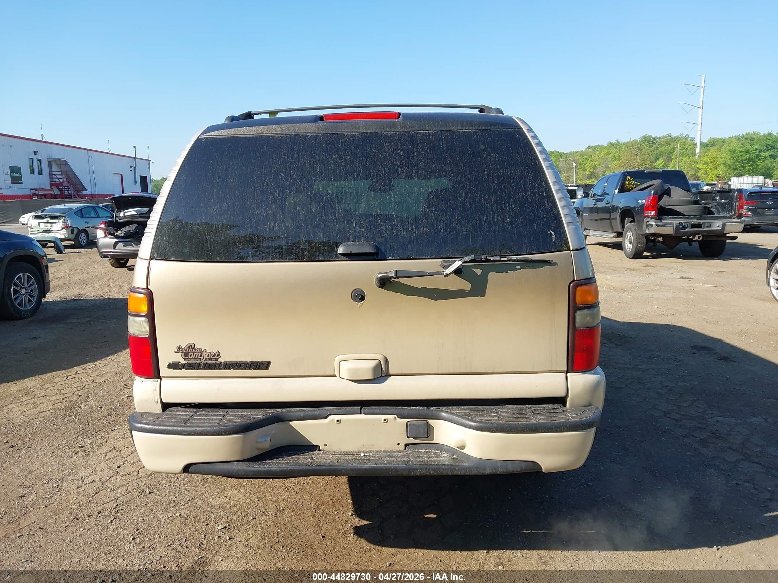 2006 Chevrolet Suburban 1500 Lt Tan vin: 3GNFK16Z06G107416