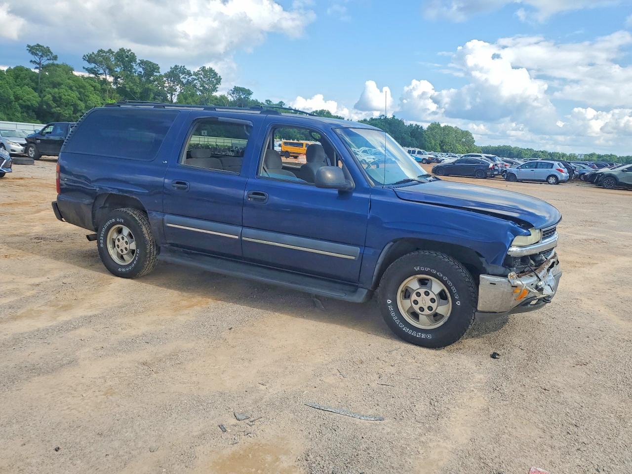 2002 Chevrolet Suburban K1500 Blue vin: 3GNFK16Z12G303276