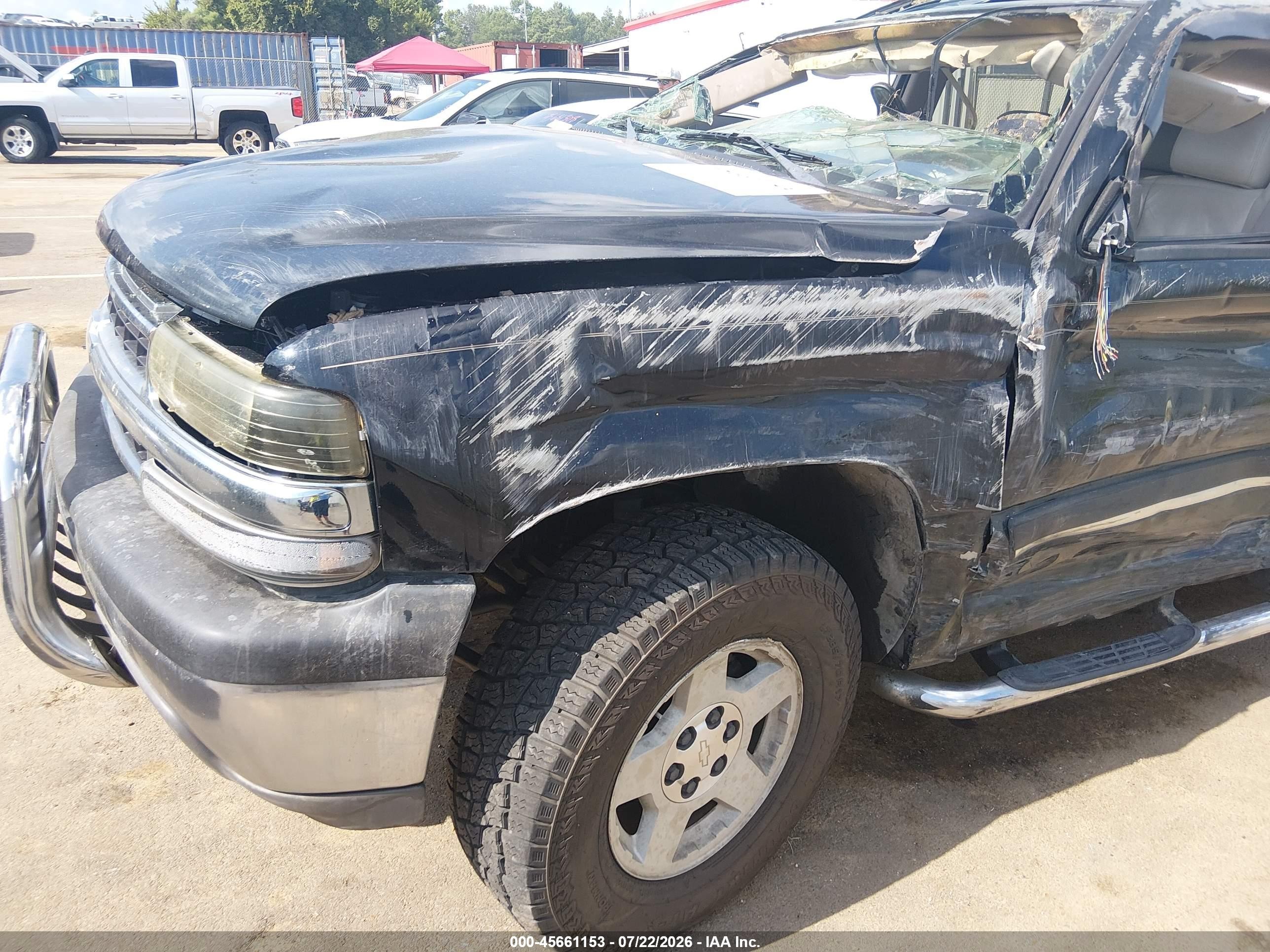 2005 Chevrolet Suburban 1500 Lt Black vin: 3GNFK16Z15G223643