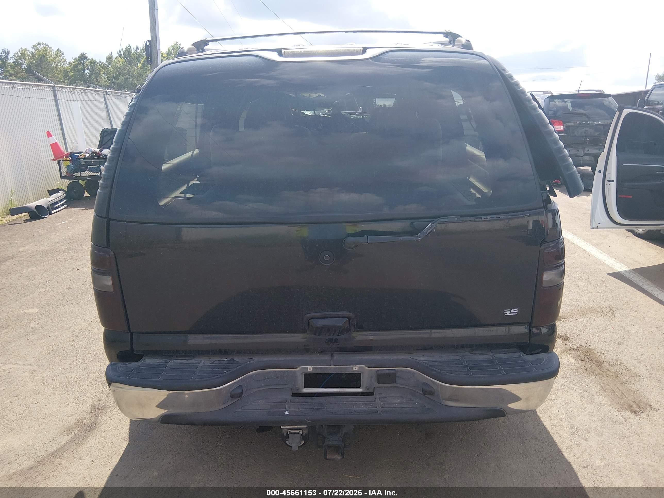 2005 Chevrolet Suburban 1500 Lt Black vin: 3GNFK16Z15G223643