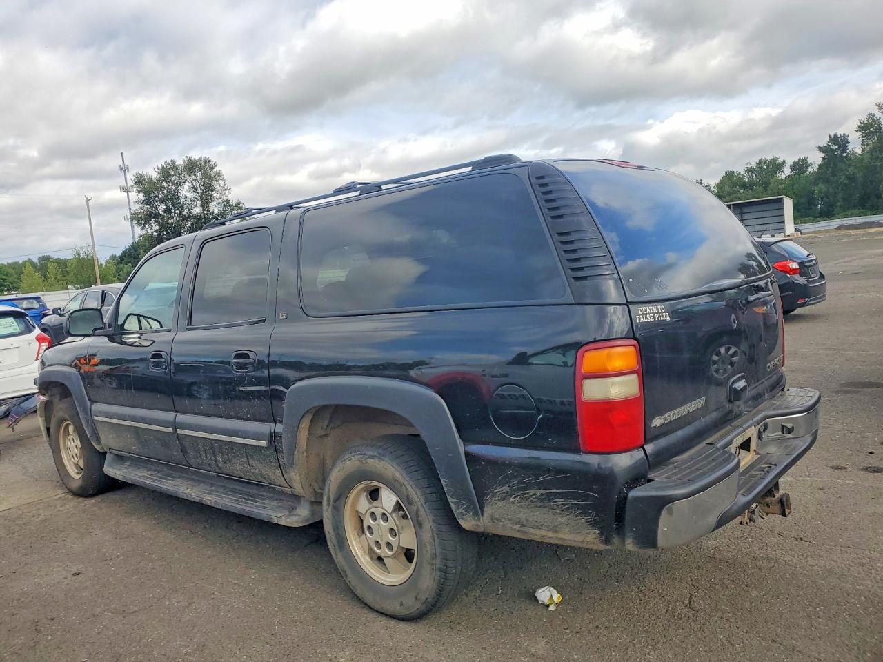 2002 Chevrolet Suburban K1500 Black vin: 3GNFK16Z22G299044