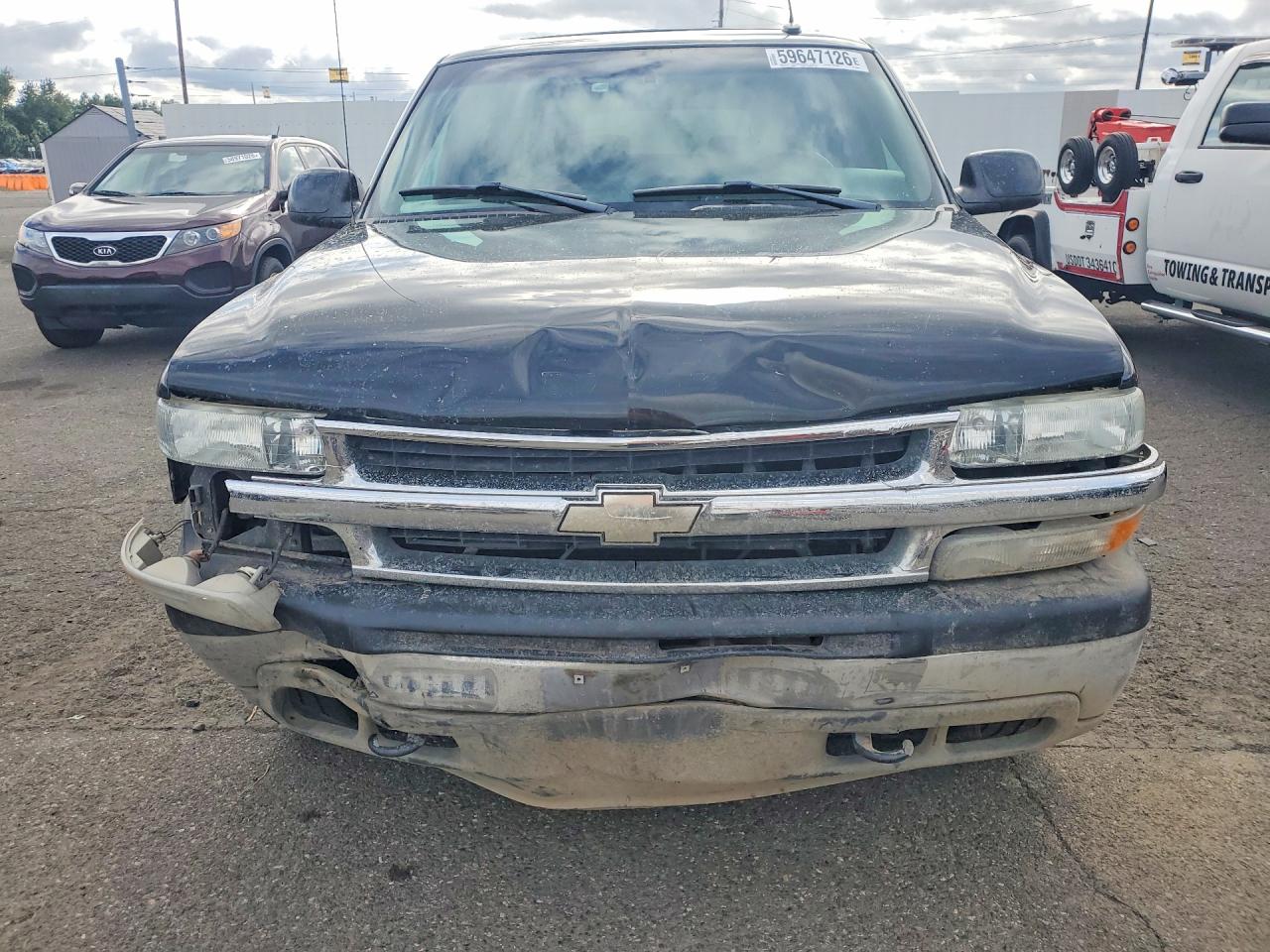 2002 Chevrolet Suburban K1500 Black vin: 3GNFK16Z22G299044