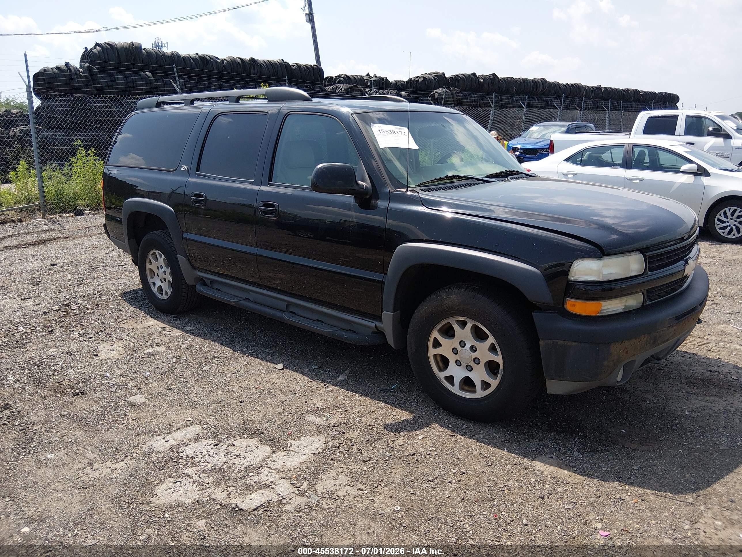2003 Chevrolet Suburban 1500 Z71 Dark Blue vin: 3GNFK16Z33G318833