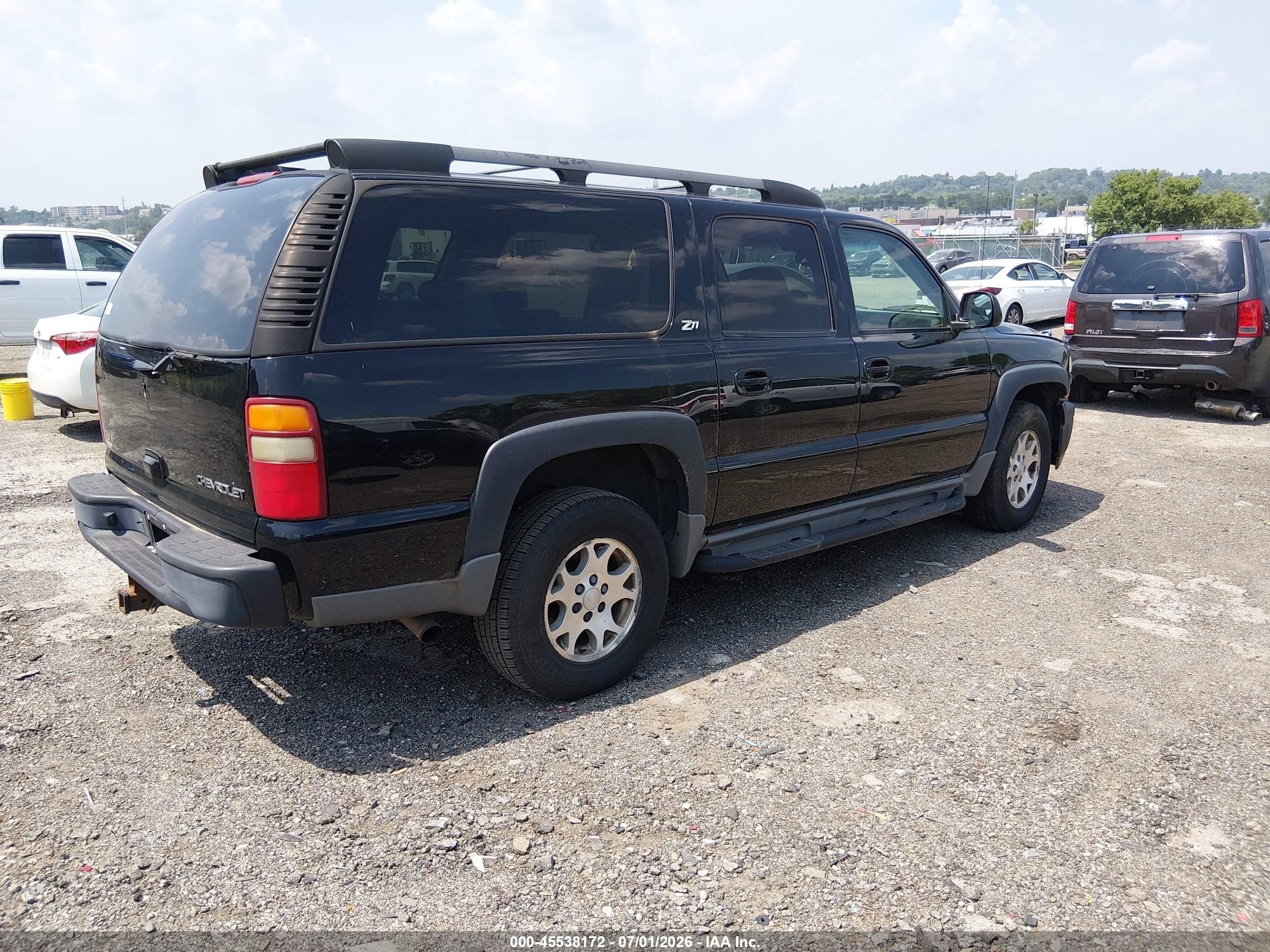 2003 Chevrolet Suburban 1500 Z71 Dark Blue vin: 3GNFK16Z33G318833