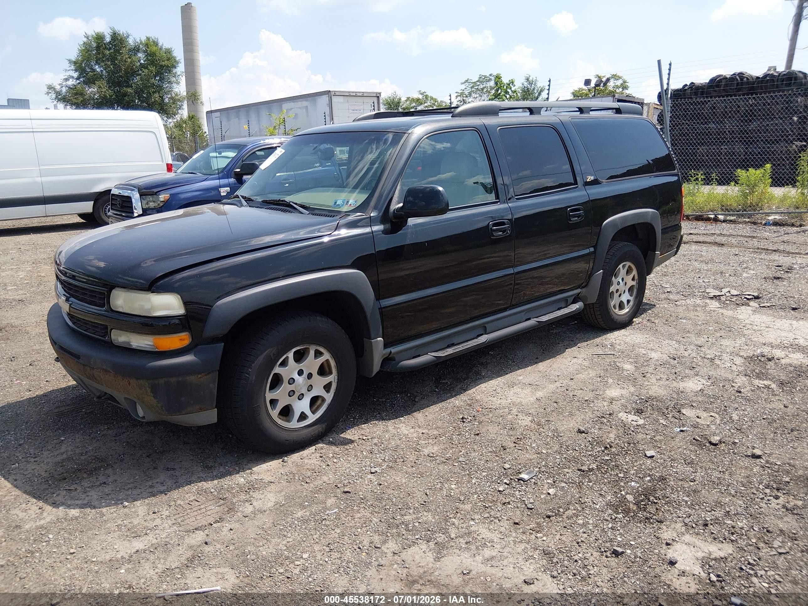 2003 Chevrolet Suburban 1500 Z71 Dark Blue vin: 3GNFK16Z33G318833