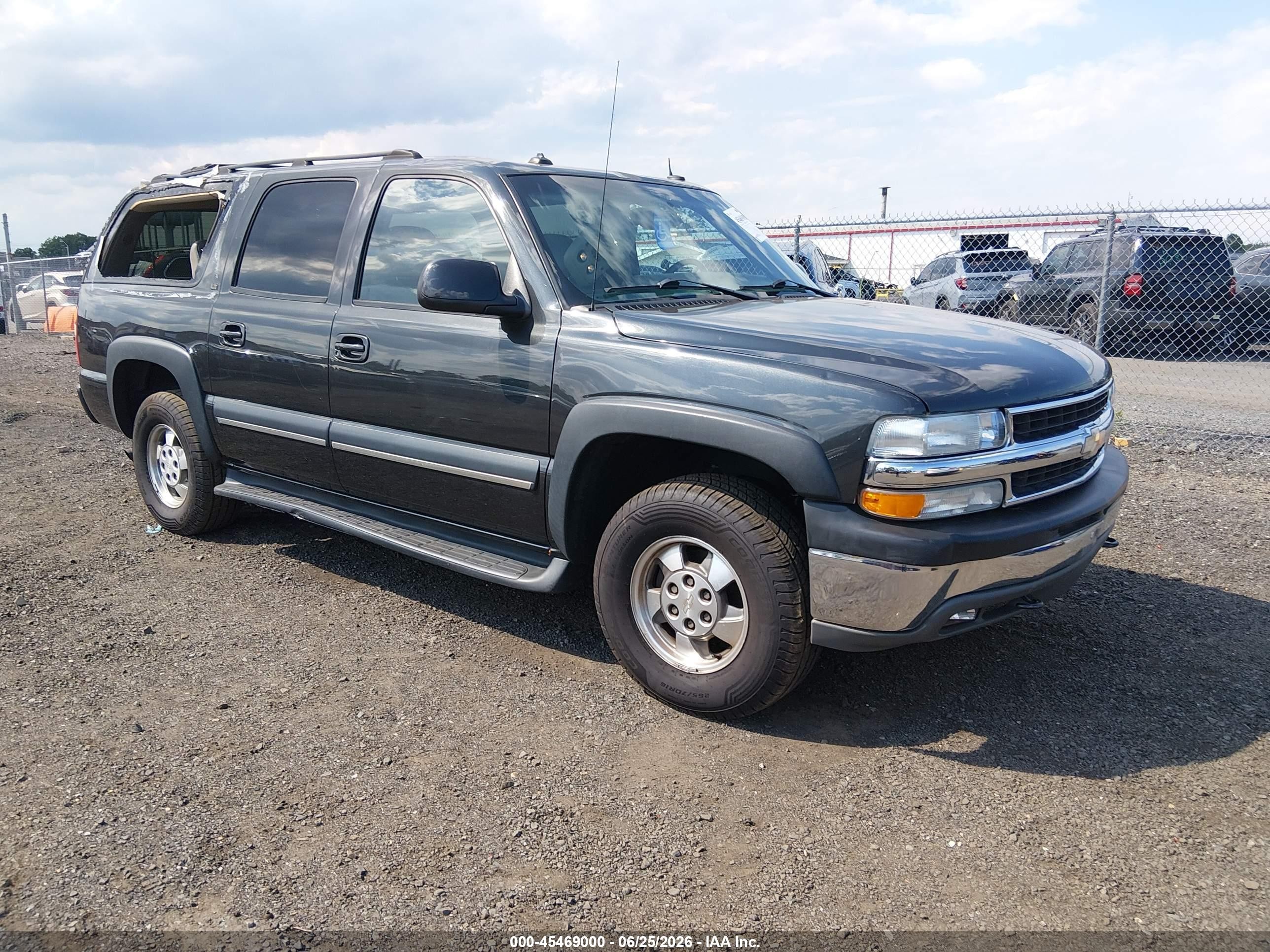 2003 Chevrolet Suburban 1500 Lt Black vin: 3GNFK16Z33G337933