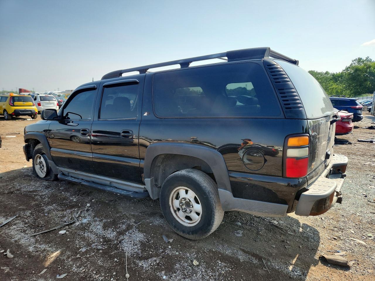 2004 Chevrolet Suburban K1500 Black vin: 3GNFK16Z34G304450