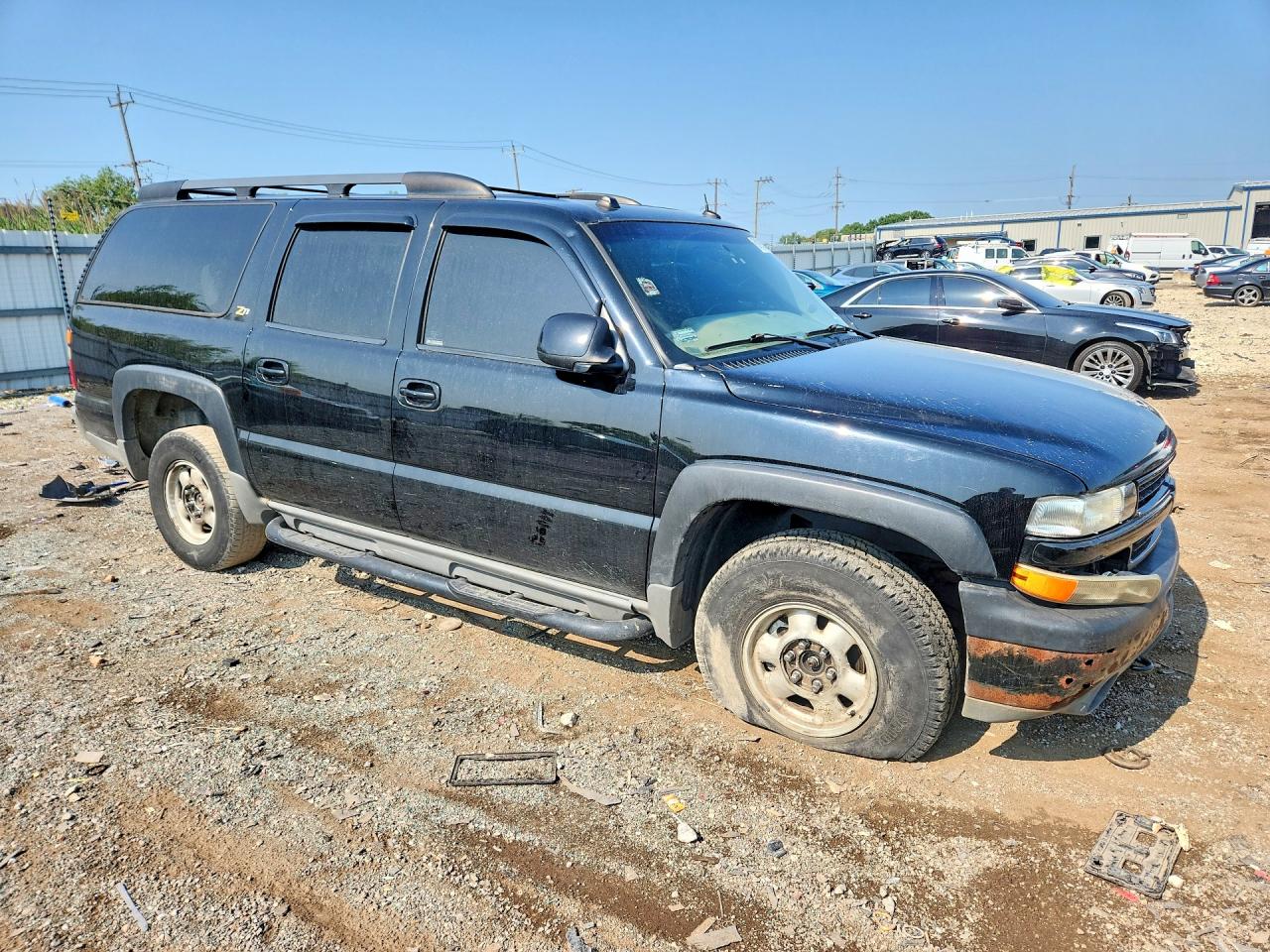 2004 Chevrolet Suburban K1500 Black vin: 3GNFK16Z34G304450