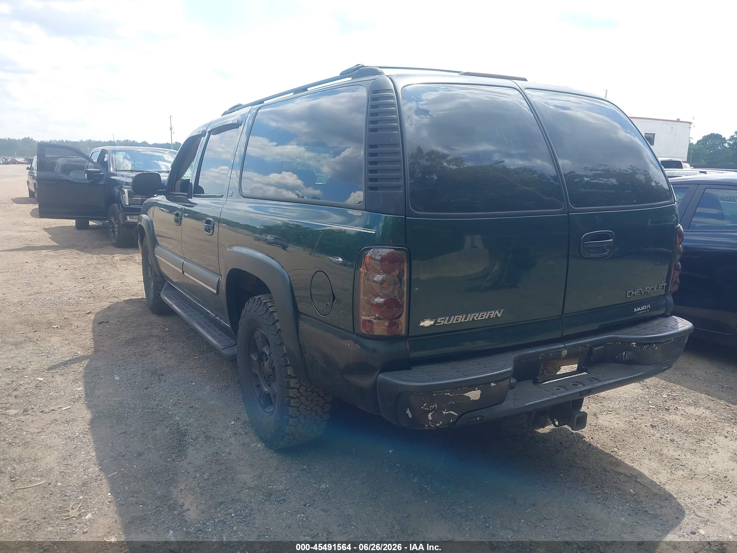 2002 Chevrolet Suburban 1500 Lt Green vin: 3GNFK16Z42G243641