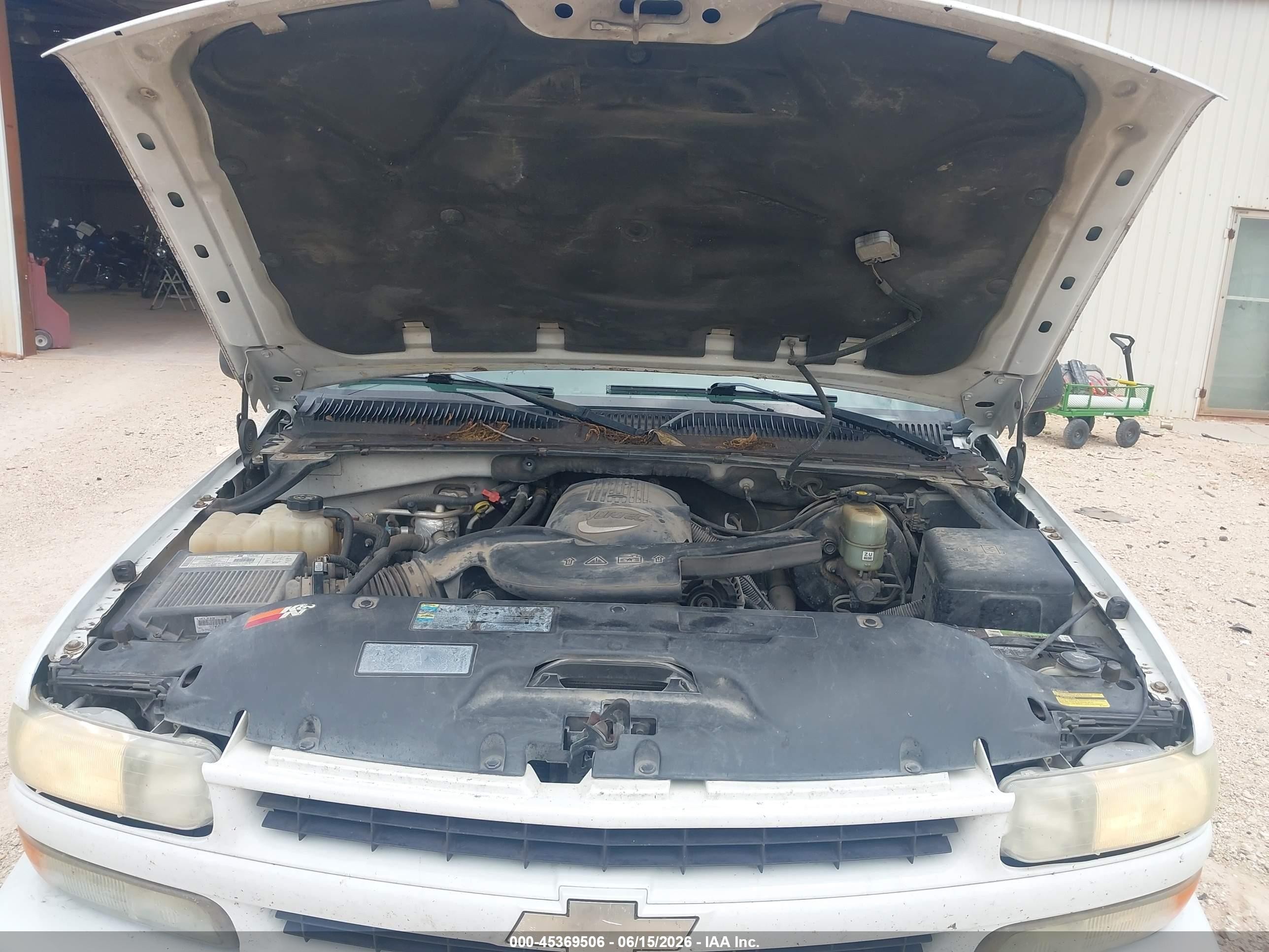2002 Chevrolet Suburban 1500 Z71 White vin: 3GNFK16Z42G314434