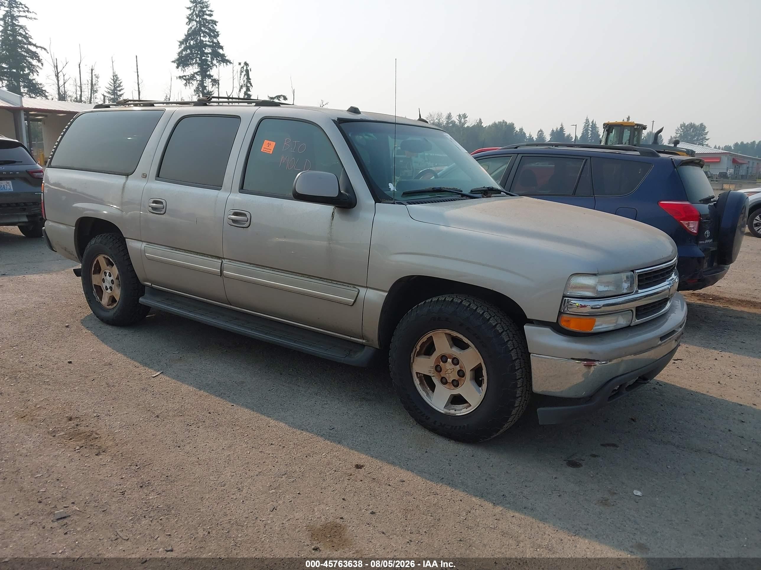 2005 Chevrolet Suburban 1500 Lt Beige vin: 3GNFK16Z45G155466