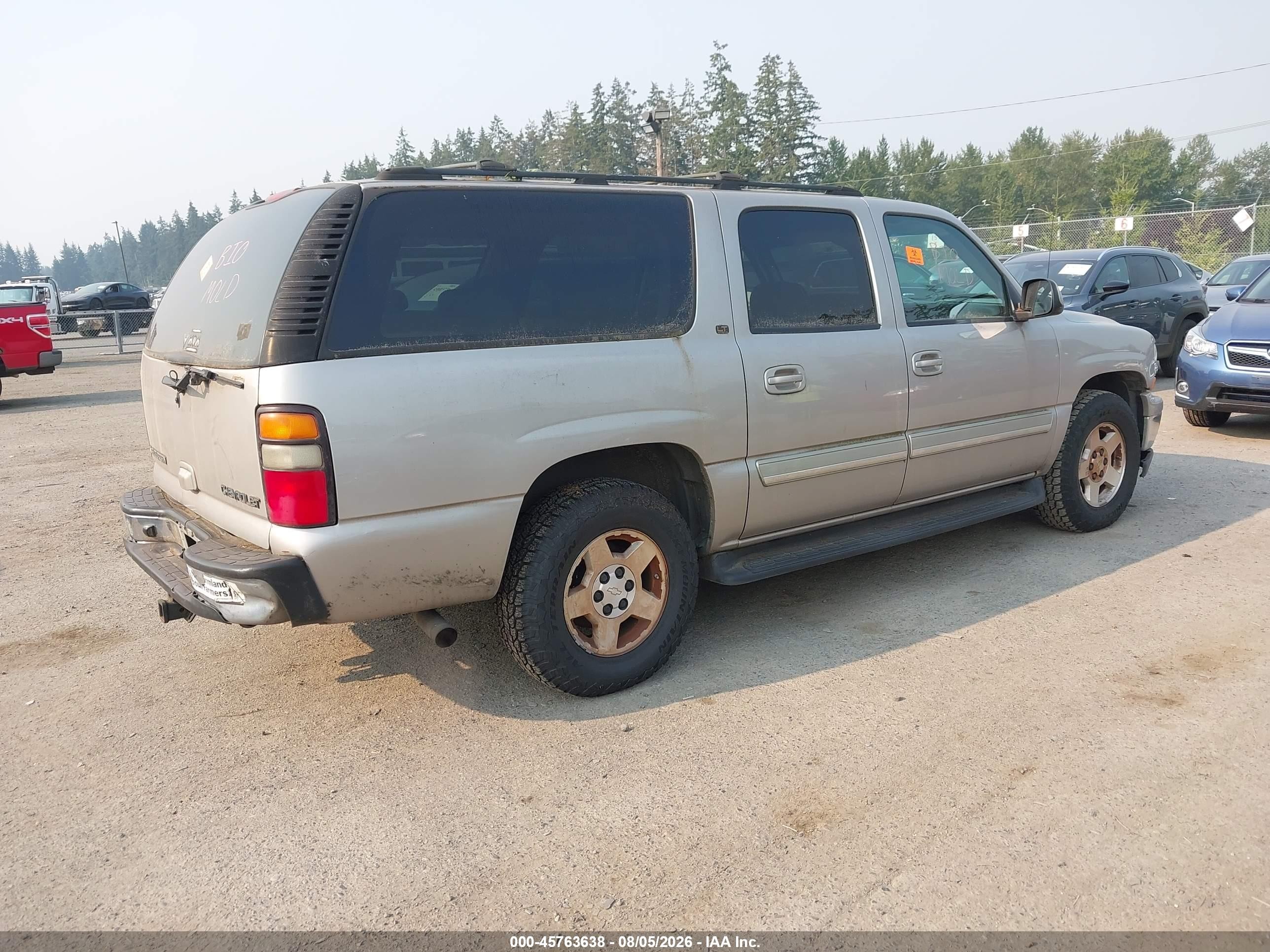 2005 Chevrolet Suburban 1500 Lt Beige vin: 3GNFK16Z45G155466