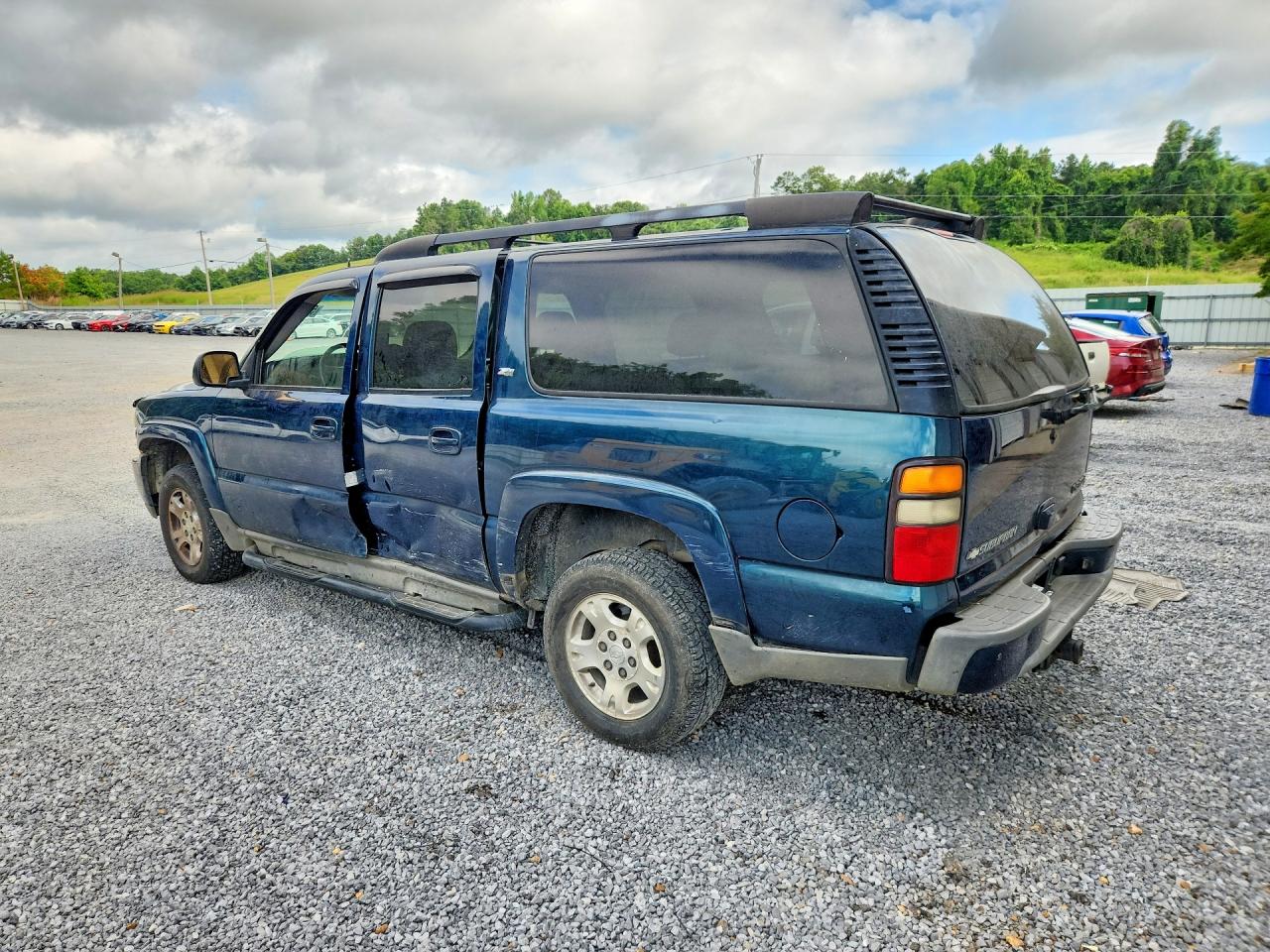 2005 Chevrolet Suburban K1500 Blue vin: 3GNFK16Z45G158562