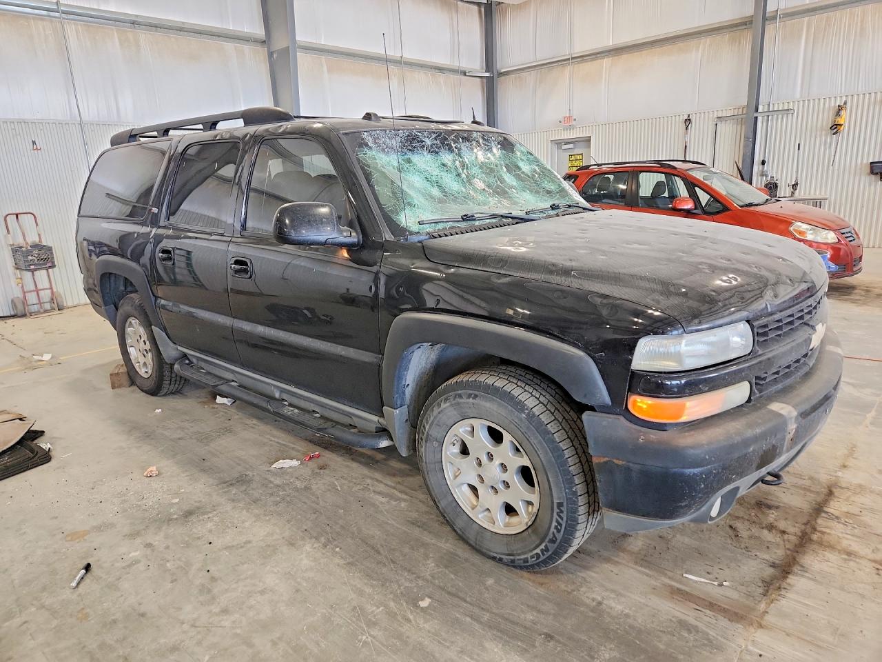 2005 Chevrolet Suburban K1500 Black vin: 3GNFK16Z45G229632