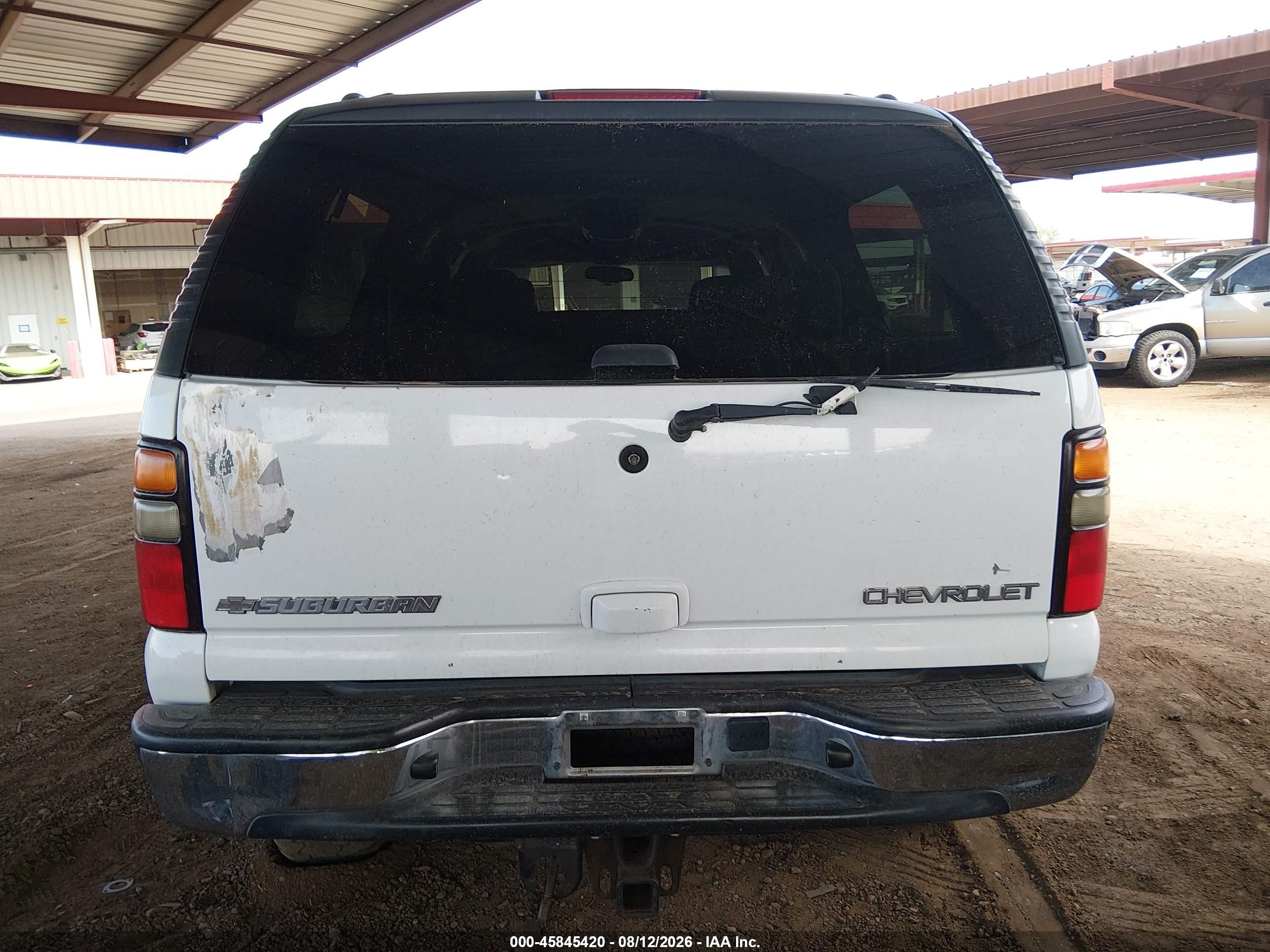 2005 Chevrolet Suburban 1500 Lt Белый vin: 3GNFK16Z45G273775