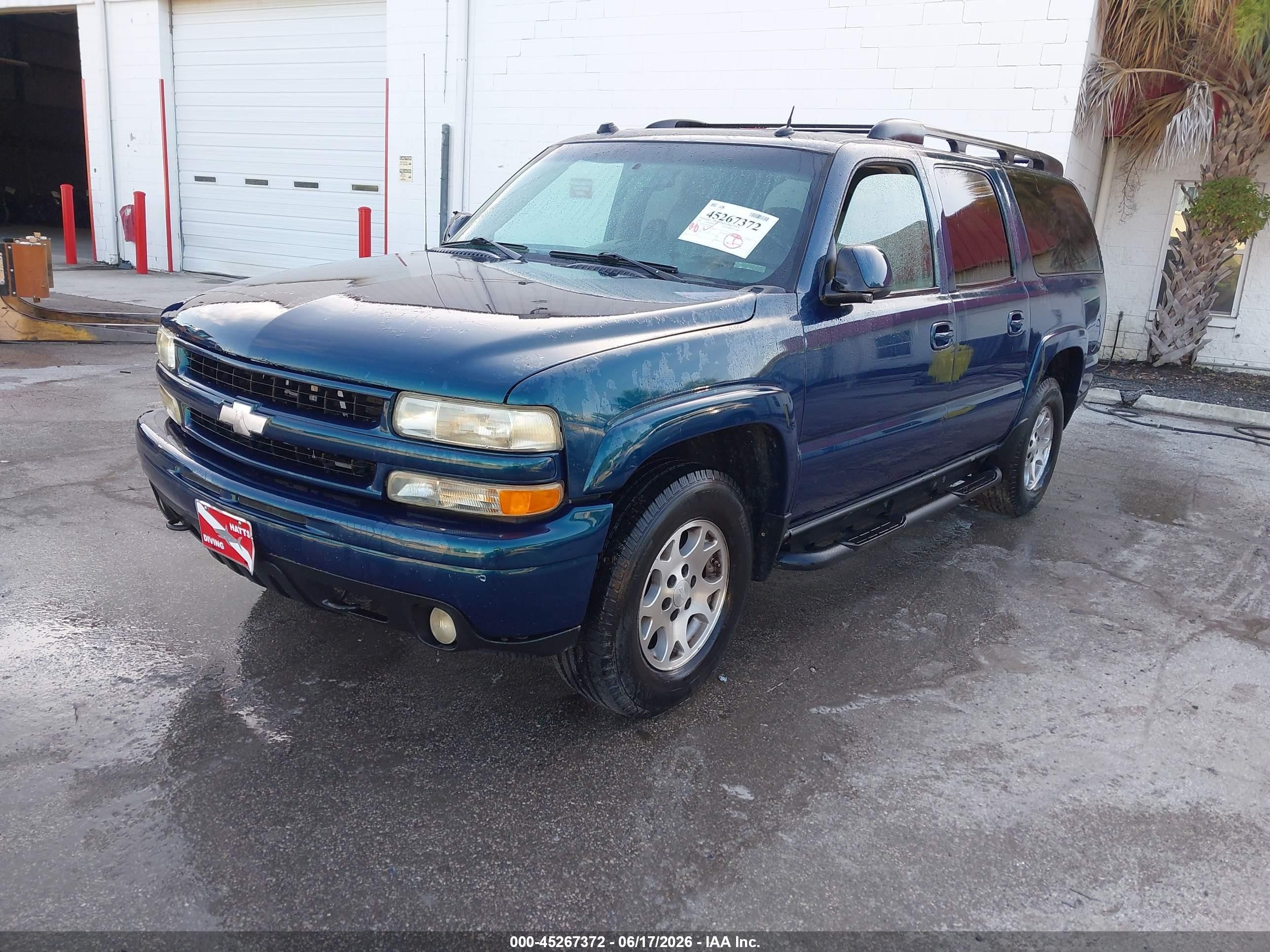 2005 Chevrolet Suburban 1500 Z71 Green vin: 3GNFK16Z45G280127