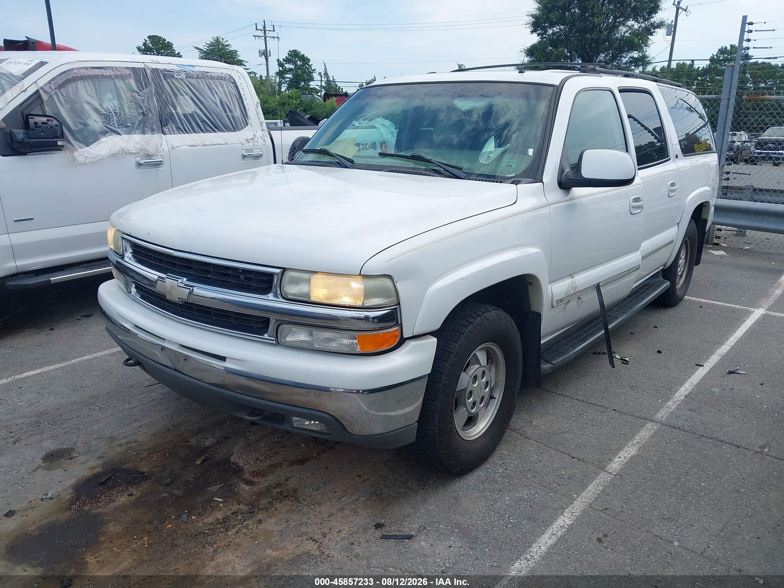 2002 Chevrolet Suburban 1500 Lt Белый vin: 3GNFK16Z52G255510