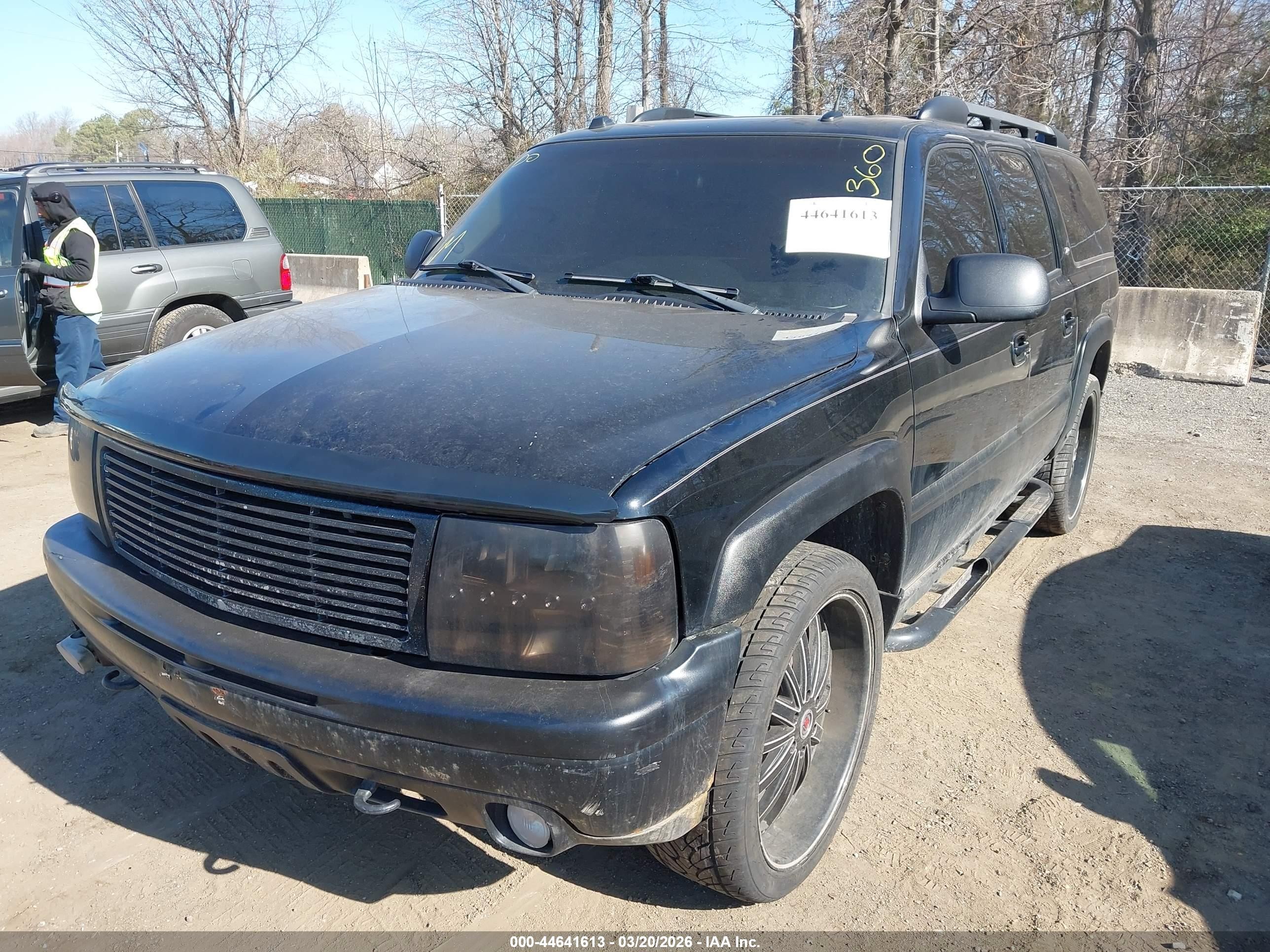 2005 Chevrolet Suburban 1500 Z71 Black vin: 3GNFK16Z55G117633
