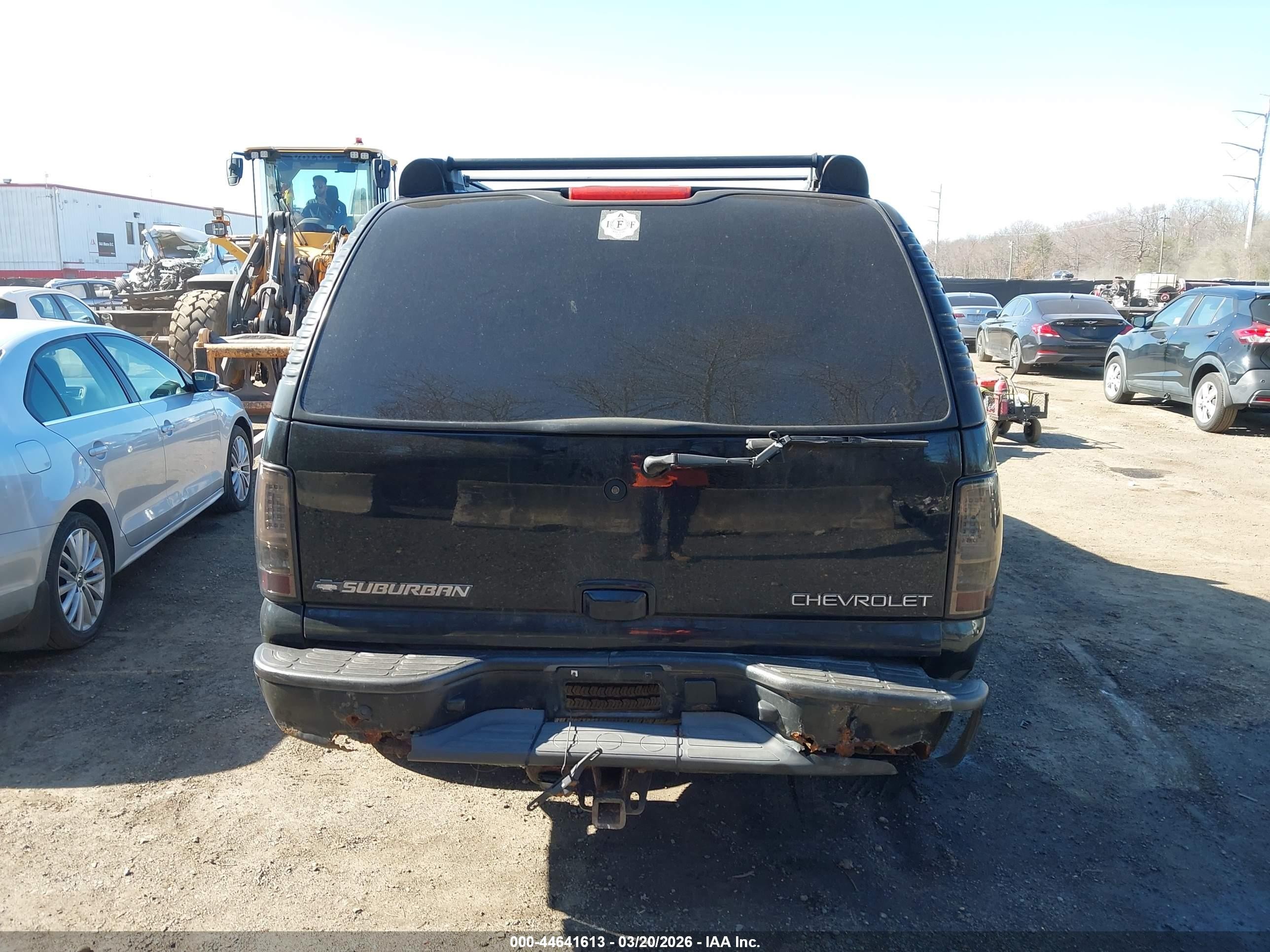 2005 Chevrolet Suburban 1500 Z71 Black vin: 3GNFK16Z55G117633
