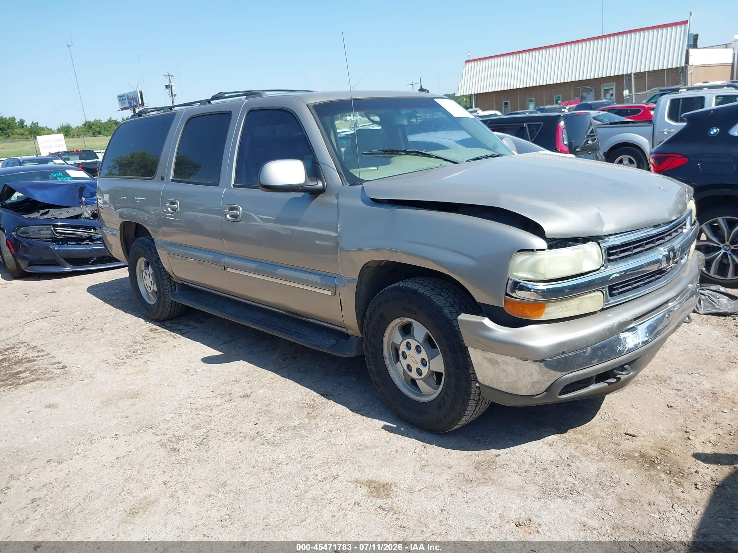 2003 Chevrolet Suburban 1500 Lt Gray vin: 3GNFK16Z63G119890