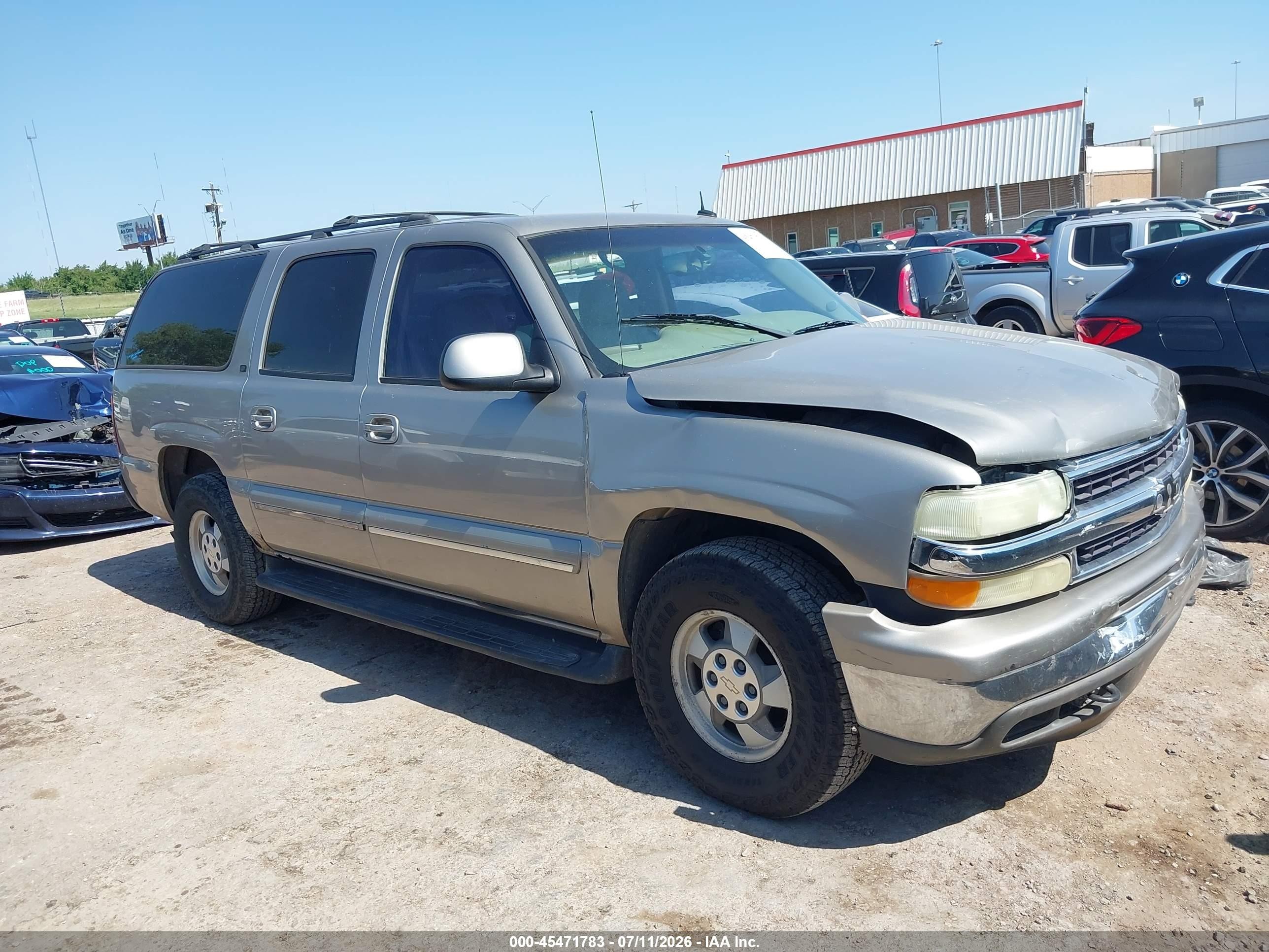 2003 Chevrolet Suburban 1500 Lt Gray vin: 3GNFK16Z63G119890
