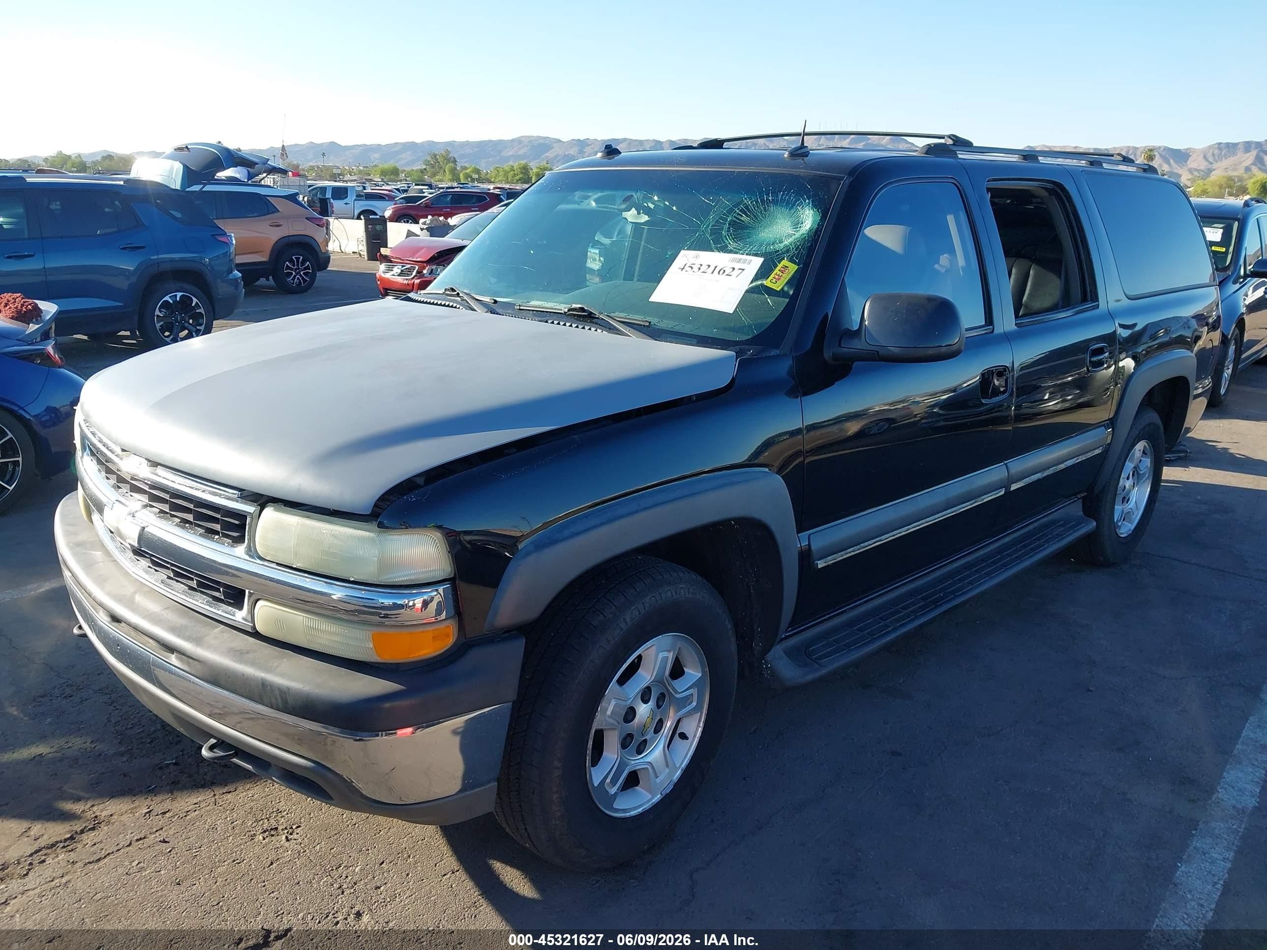 2003 Chevrolet Suburban 1500 Lt Black vin: 3GNFK16Z63G280546