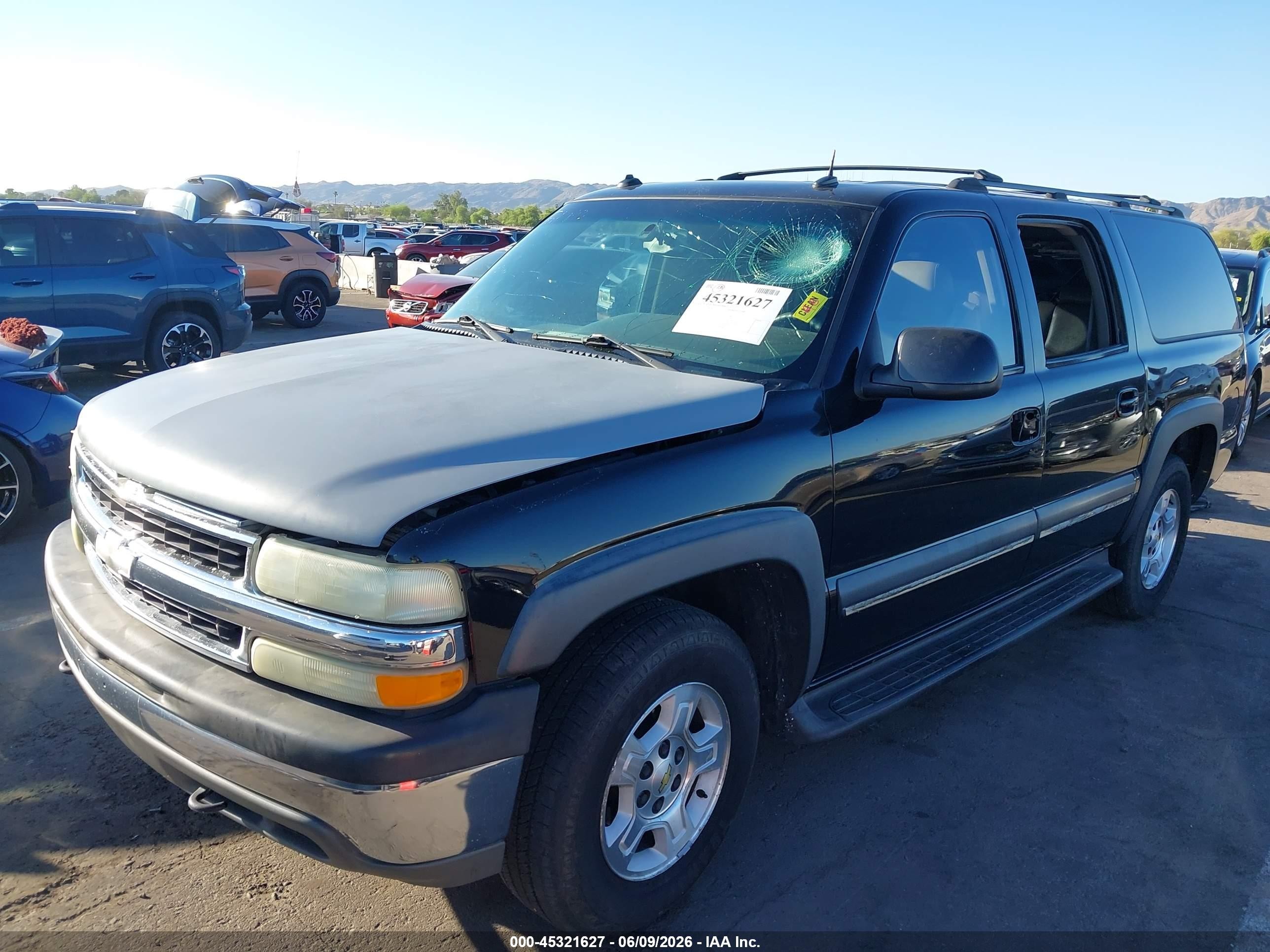 2003 Chevrolet Suburban 1500 Lt Black vin: 3GNFK16Z63G280546