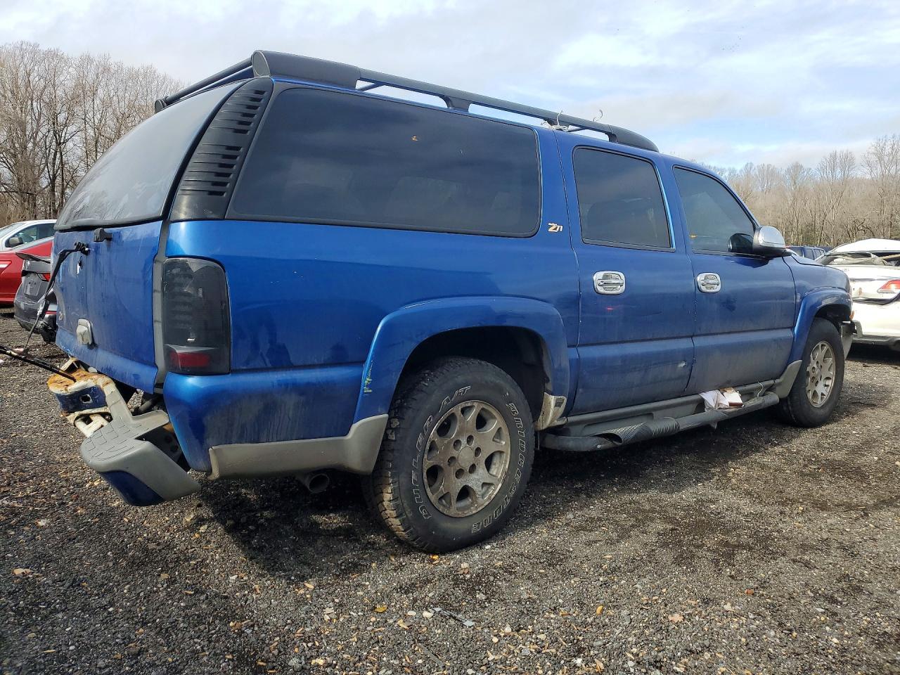 2004 Chevrolet Suburban K1500 Blue vin: 3GNFK16Z64G129773
