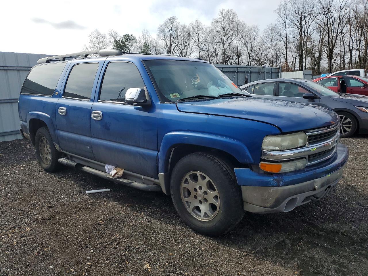 2004 Chevrolet Suburban K1500 Blue vin: 3GNFK16Z64G129773