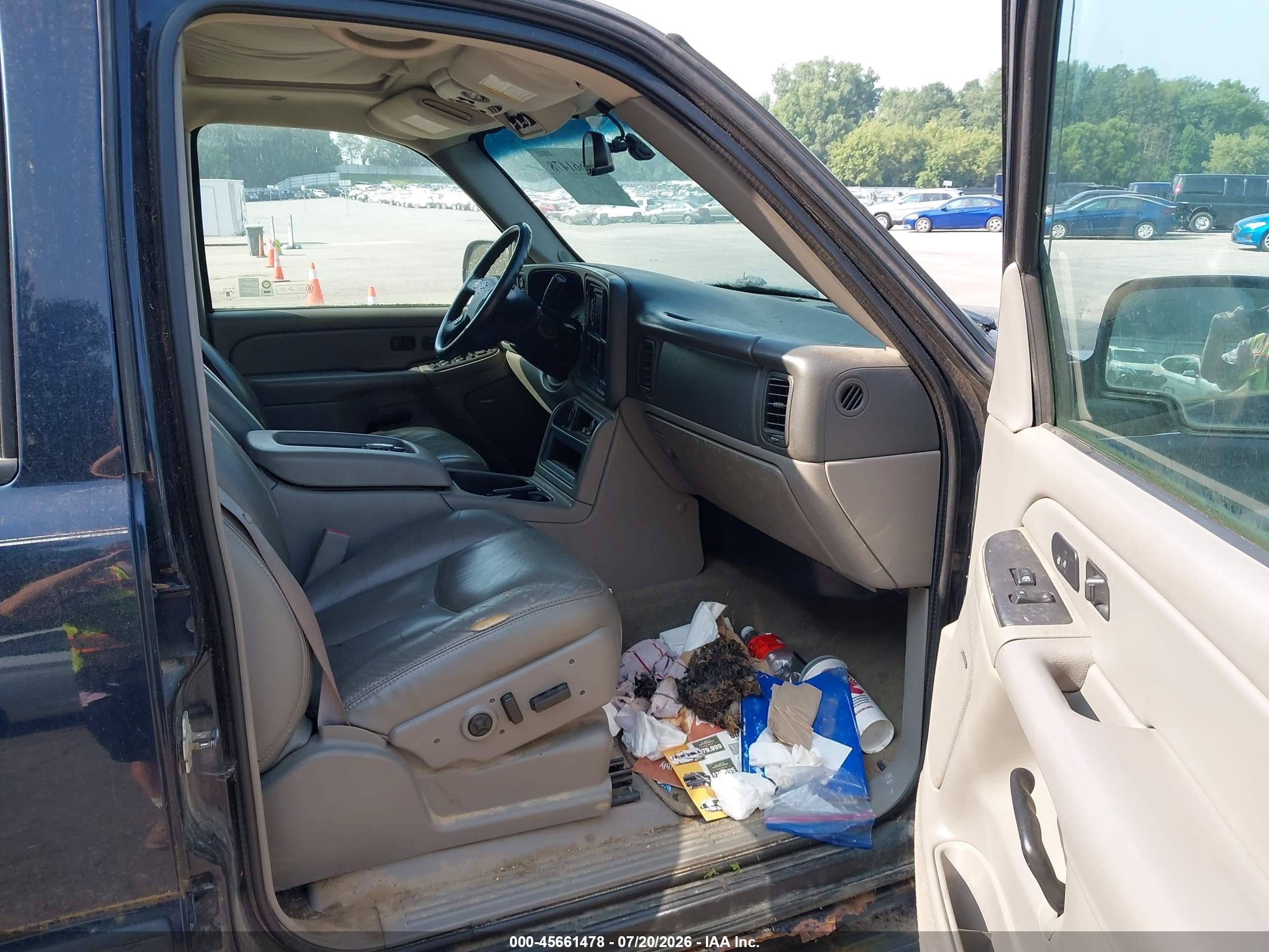 2005 Chevrolet Suburban 1500 Lt Blue vin: 3GNFK16Z75G228345