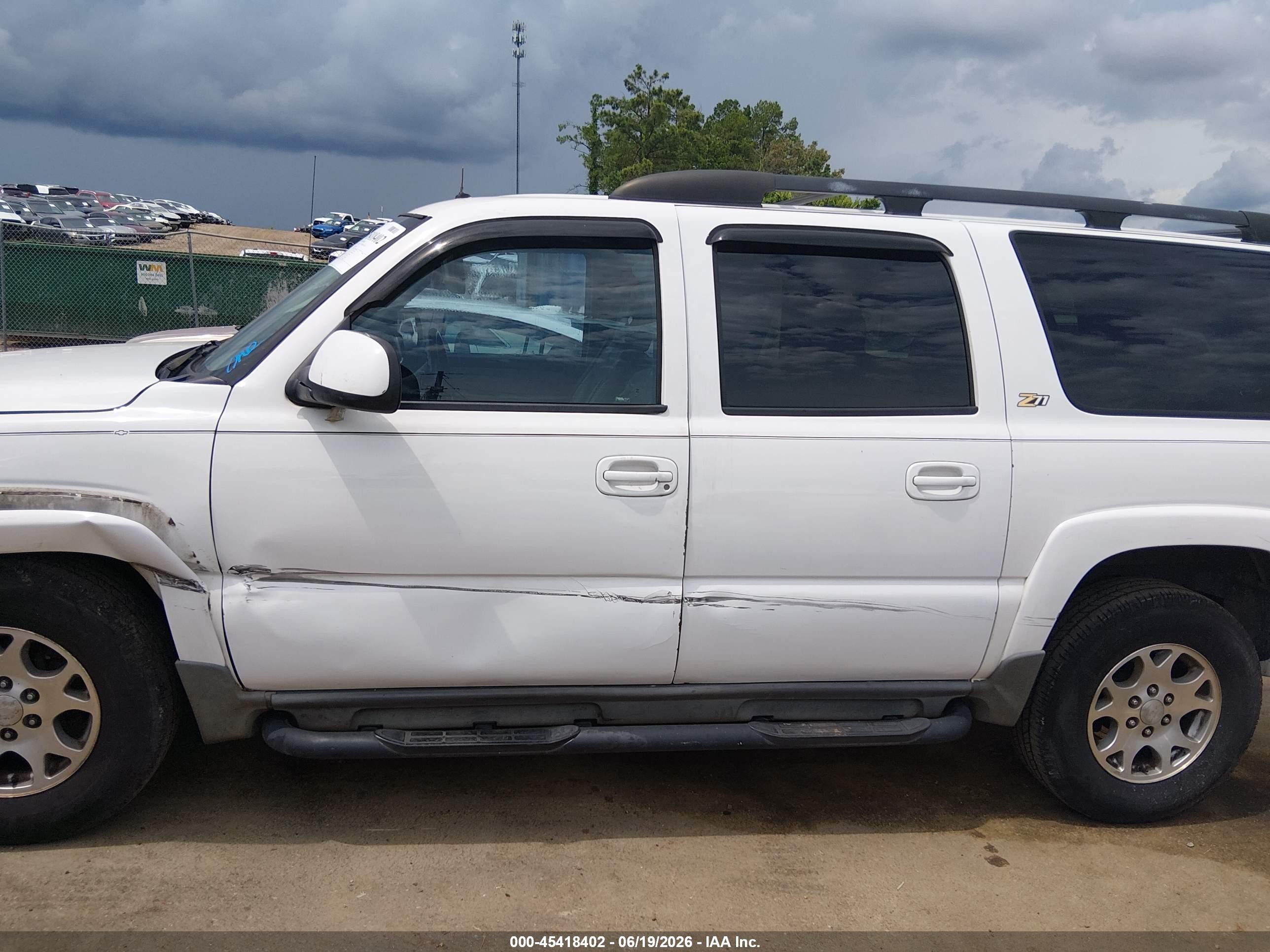 2002 Chevrolet Suburban 1500 Z71 White vin: 3GNFK16Z82G229256