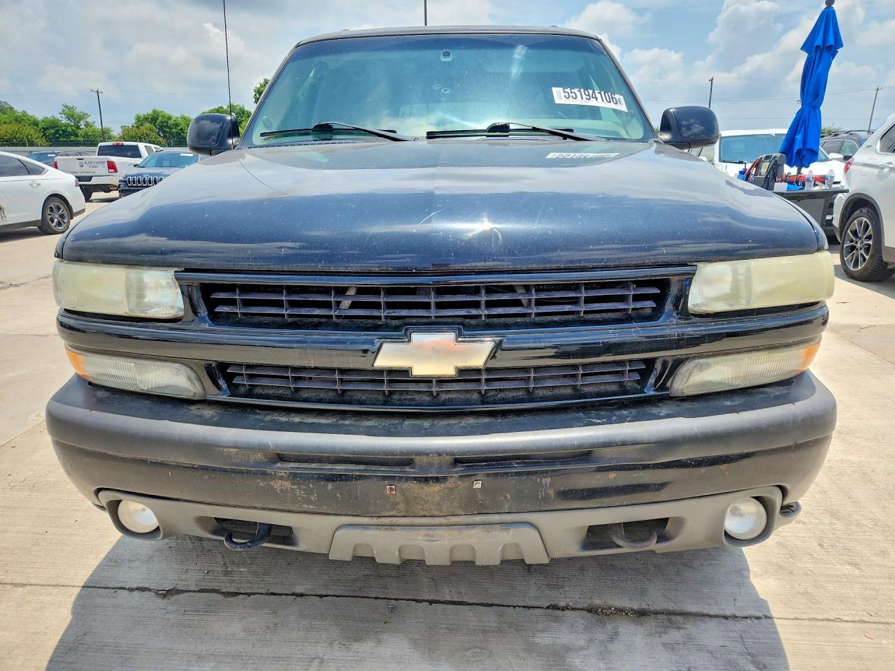 2003 Chevrolet Suburban K1500 Black vin: 3GNFK16Z83G264378