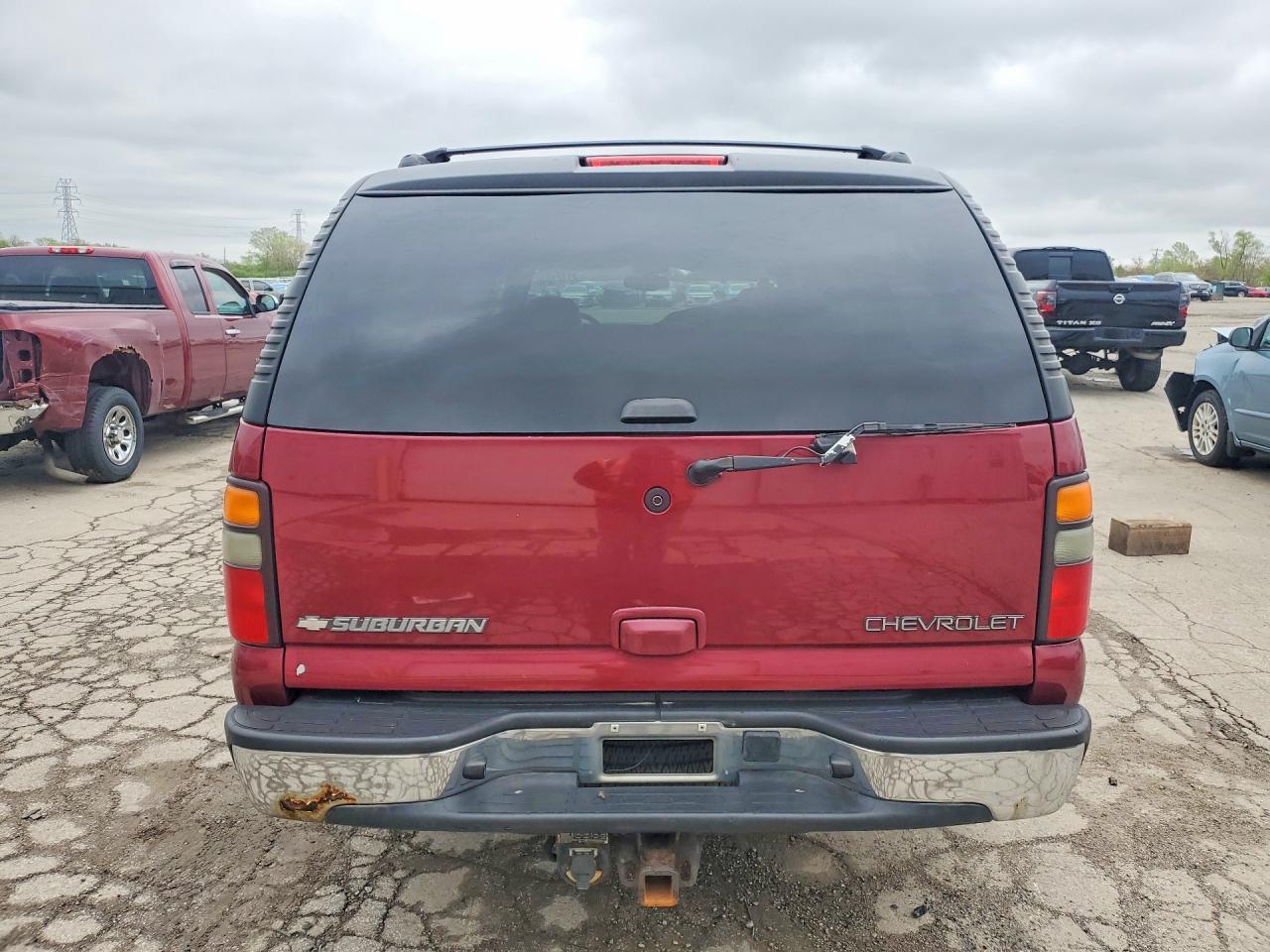 2005 Chevrolet Suburban K1500 Burgundy vin: 3GNFK16Z85G173582