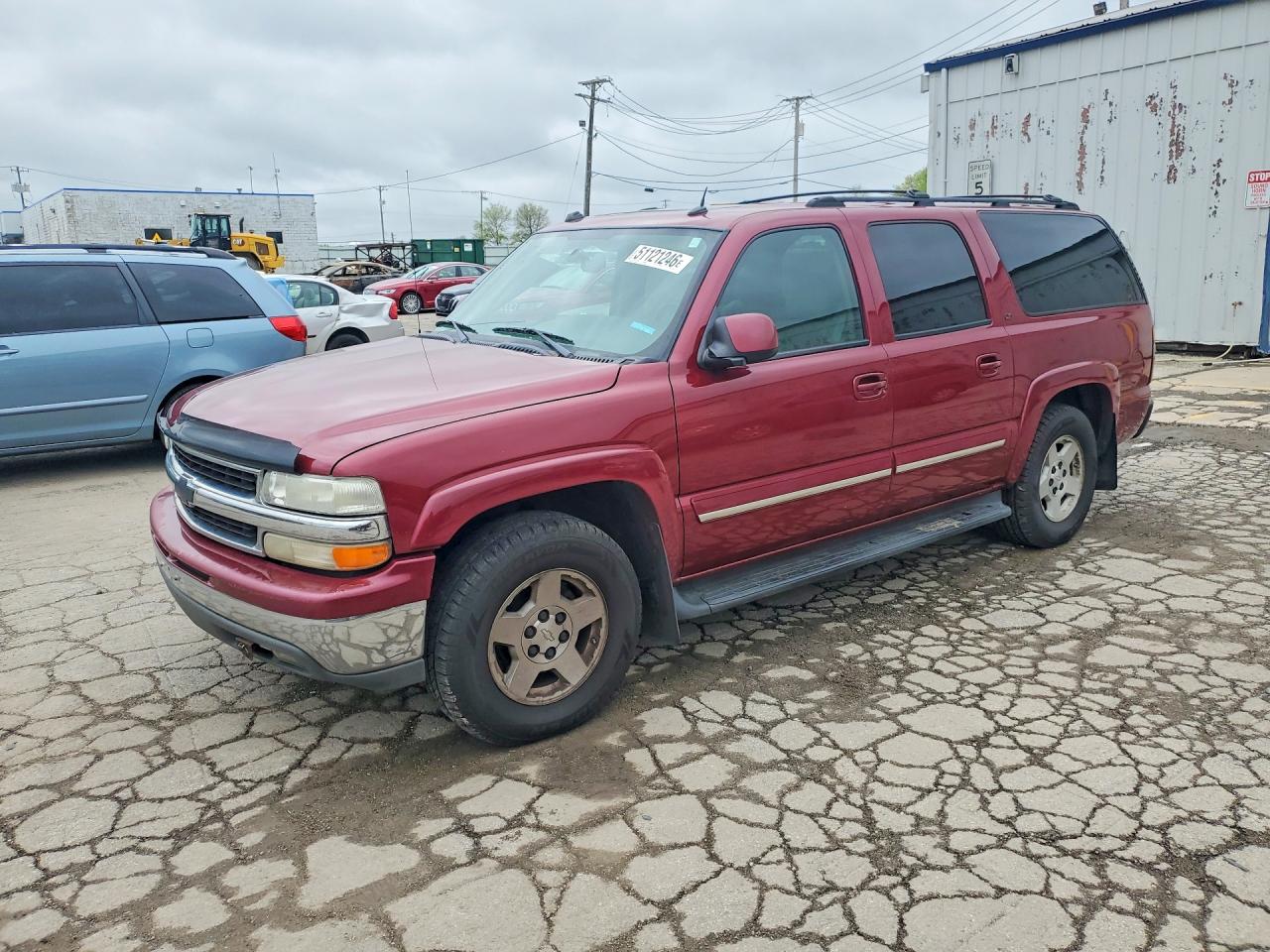 2005 Chevrolet Suburban K1500 Burgundy vin: 3GNFK16Z85G173582