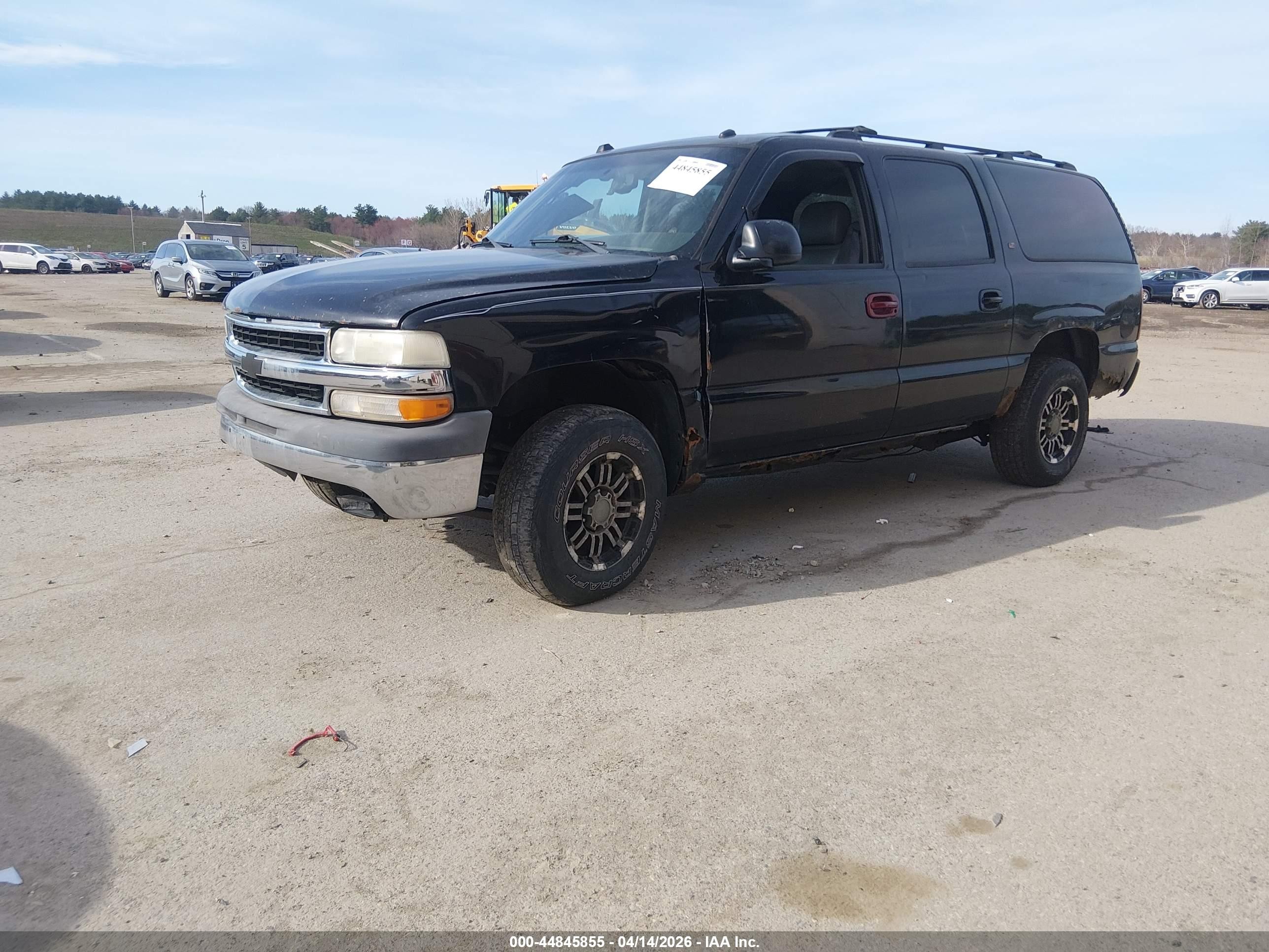 2005 Chevrolet Suburban 1500 Lt Black vin: 3GNFK16Z95G252260