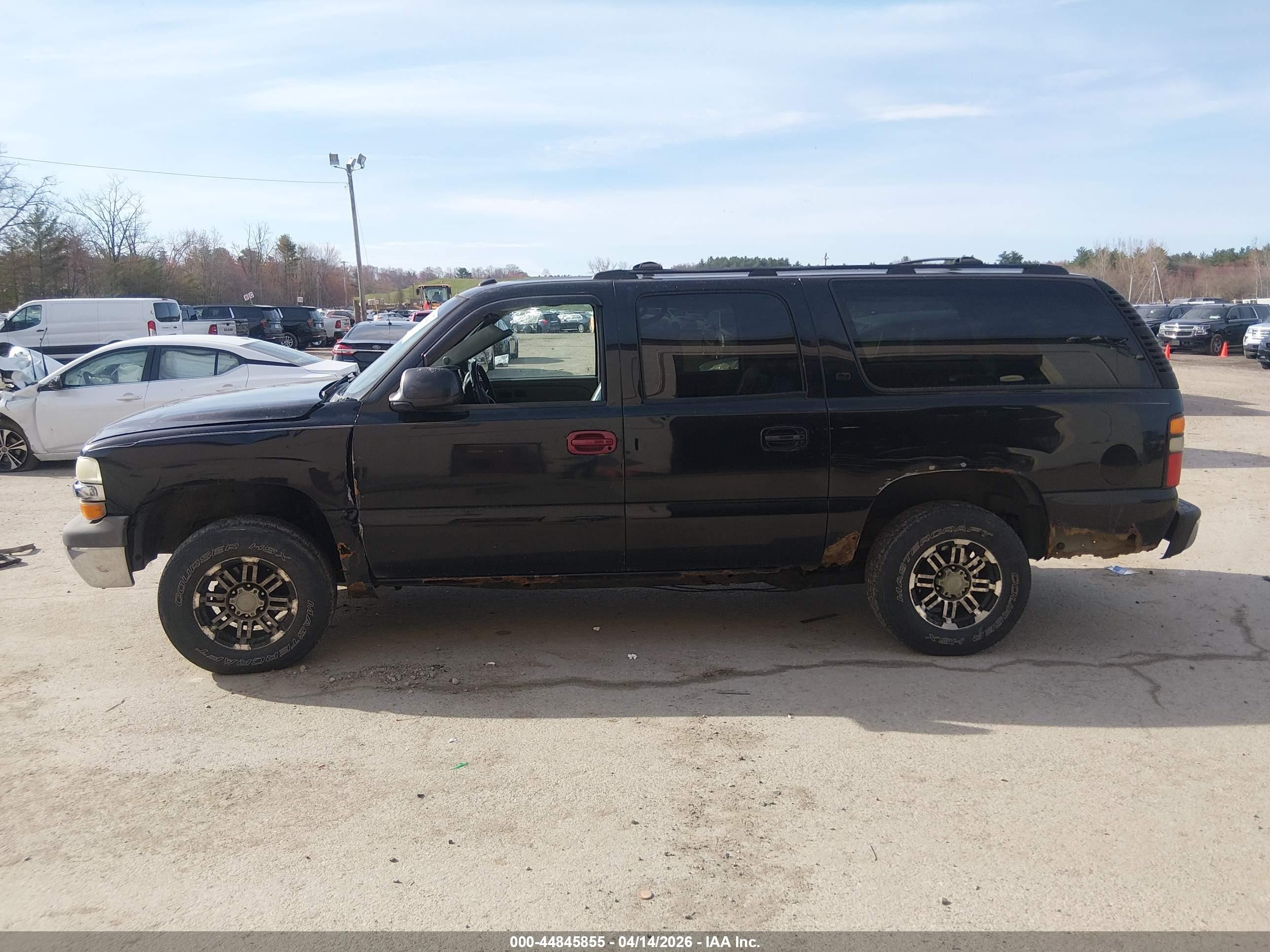 2005 Chevrolet Suburban 1500 Lt Black vin: 3GNFK16Z95G252260