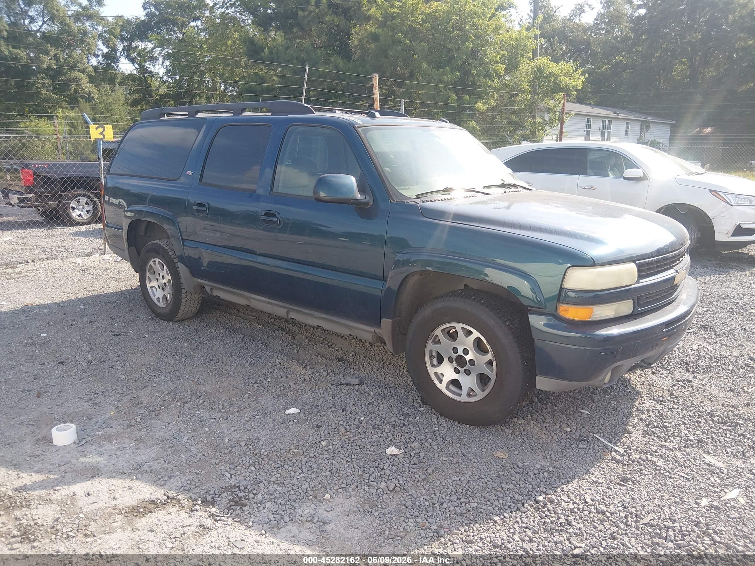 2005 Chevrolet Suburban 1500 Z71 Navy vin: 3GNFK16ZX5G106093