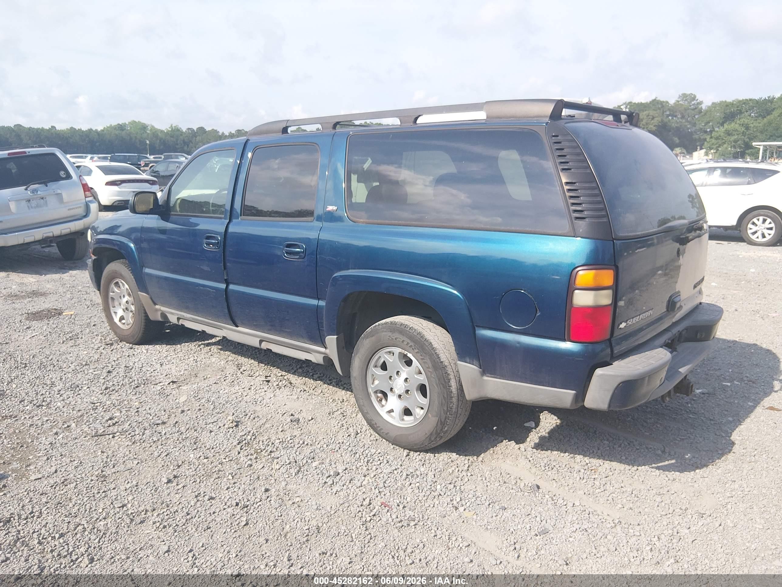 2005 Chevrolet Suburban 1500 Z71 Navy vin: 3GNFK16ZX5G106093