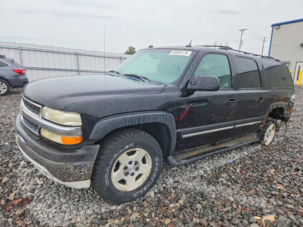 2005 Chevrolet Suburban K1500 Black vin: 3GNFK16ZX5G206551