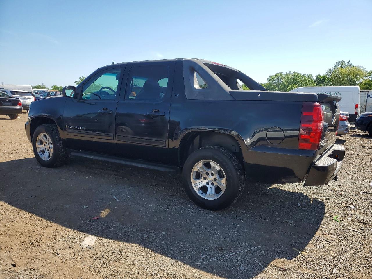 2009 Chevrolet Avalanche K1500 Lt Black vin: 3GNFK22049G249902