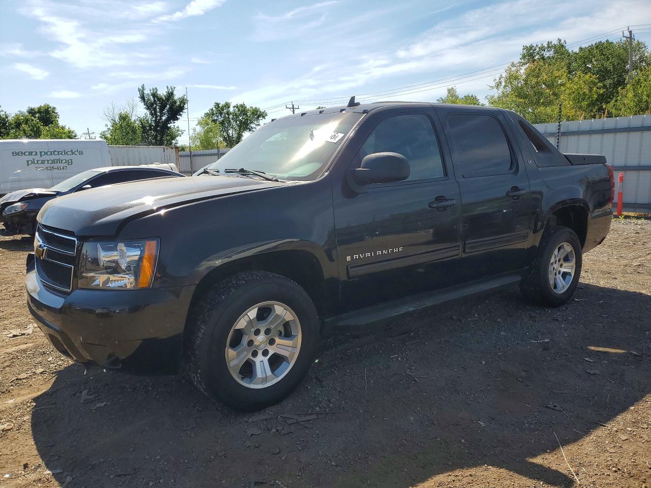 2009 Chevrolet Avalanche K1500 Lt Black vin: 3GNFK22049G249902