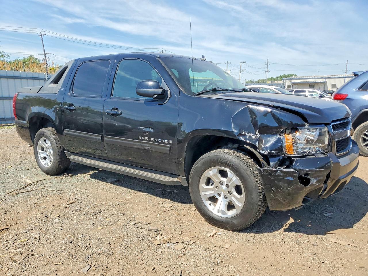 2009 Chevrolet Avalanche K1500 Lt Black vin: 3GNFK22049G249902