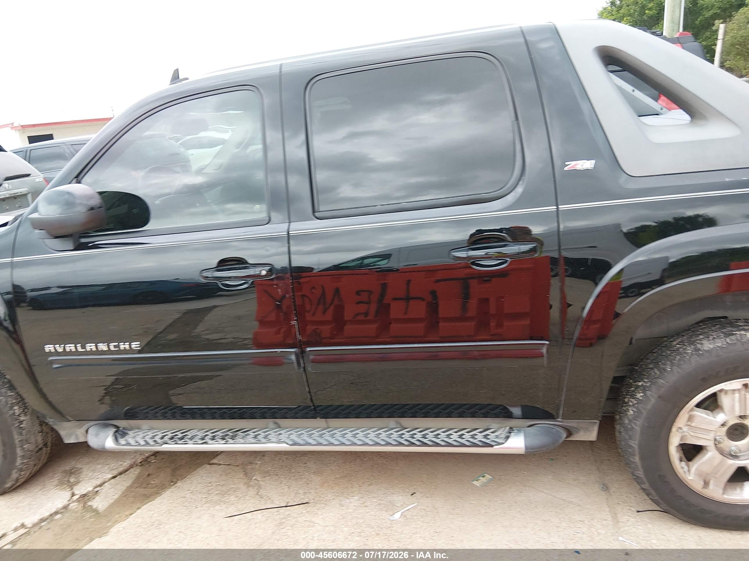 2009 Chevrolet Avalanche 1500 Lt2 Black vin: 3GNFK22049G285184
