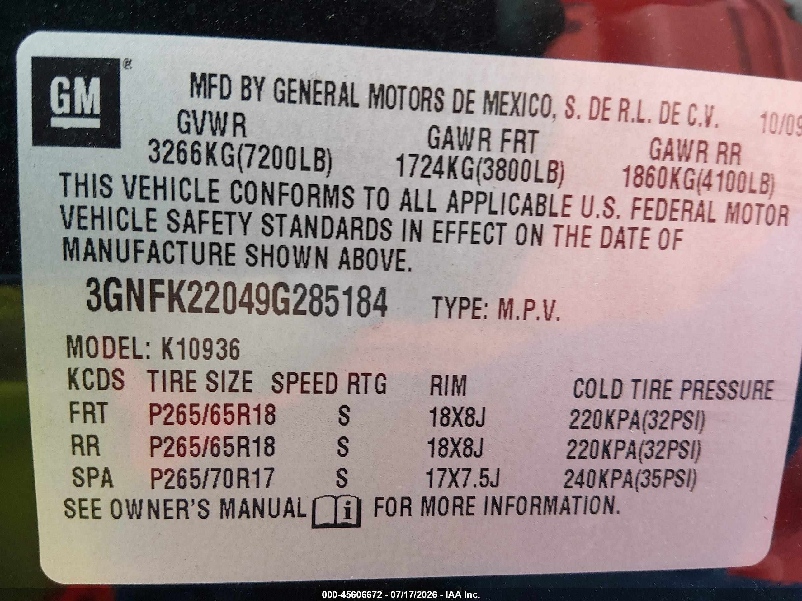 2009 Chevrolet Avalanche 1500 Lt2 Black vin: 3GNFK22049G285184