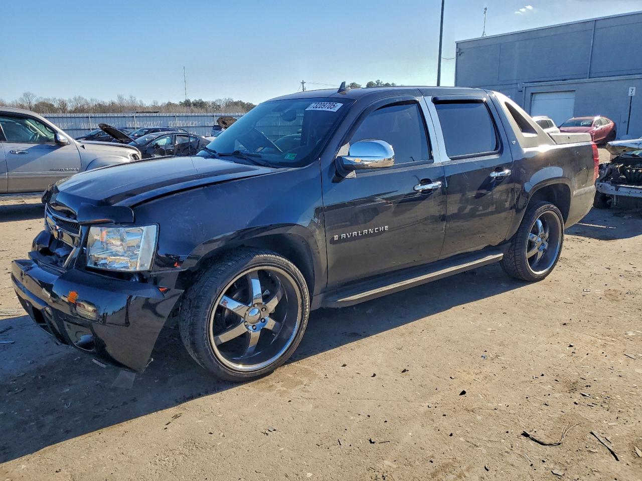 2009 Chevrolet Avalanche K1500 Lt Black vin: 3GNFK22059G212132