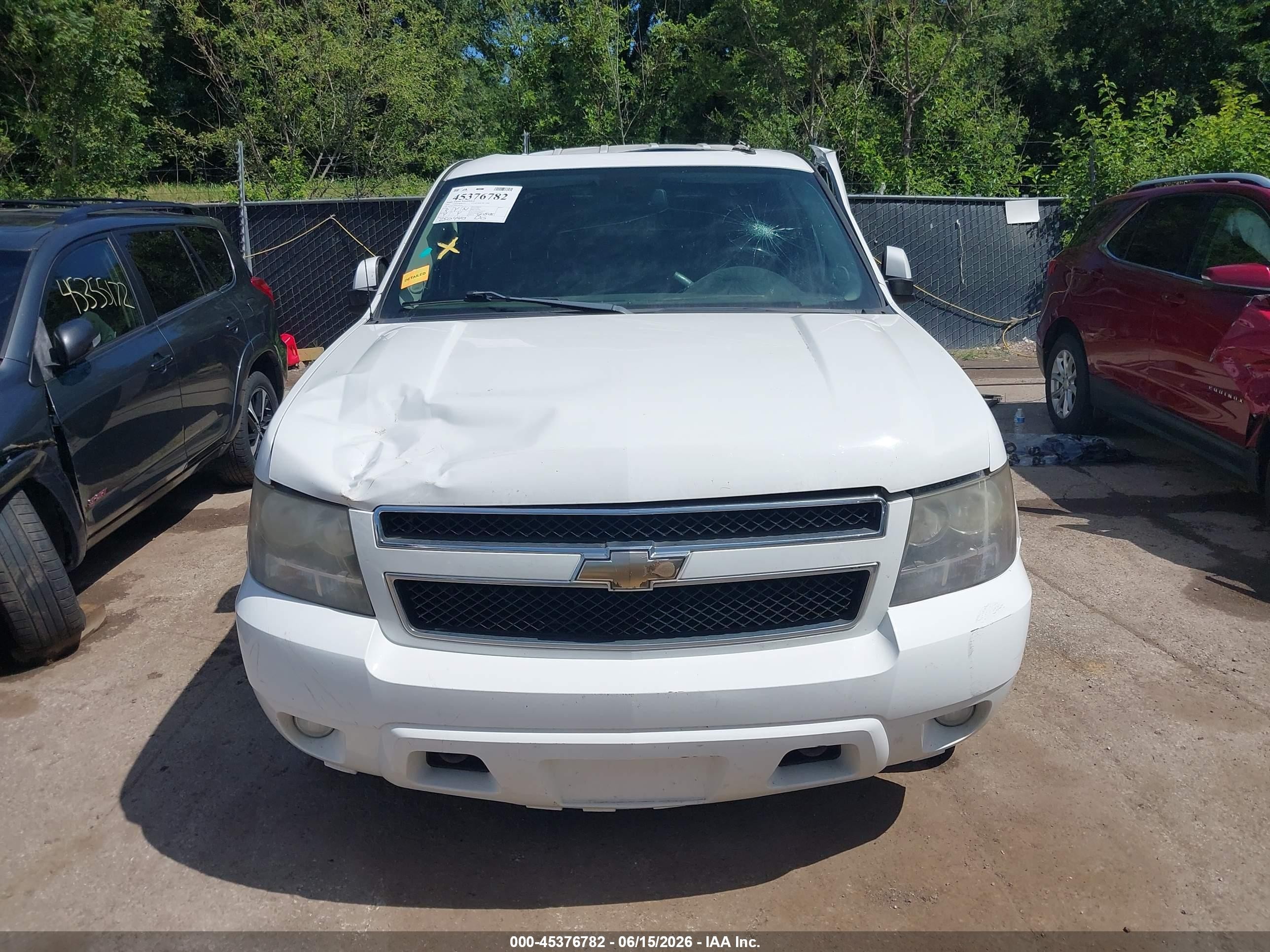 2009 Chevrolet Avalanche 1500 Lt2 White vin: 3GNFK22069G150319