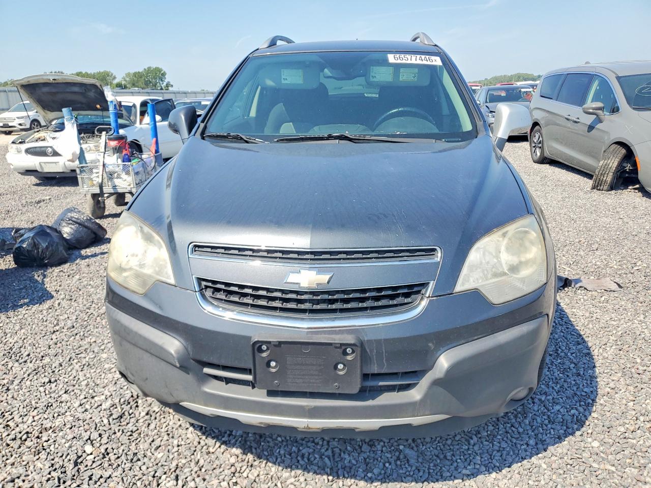 2013 Chevrolet Captiva Gray vin: 3GNFL2EK0DS522642