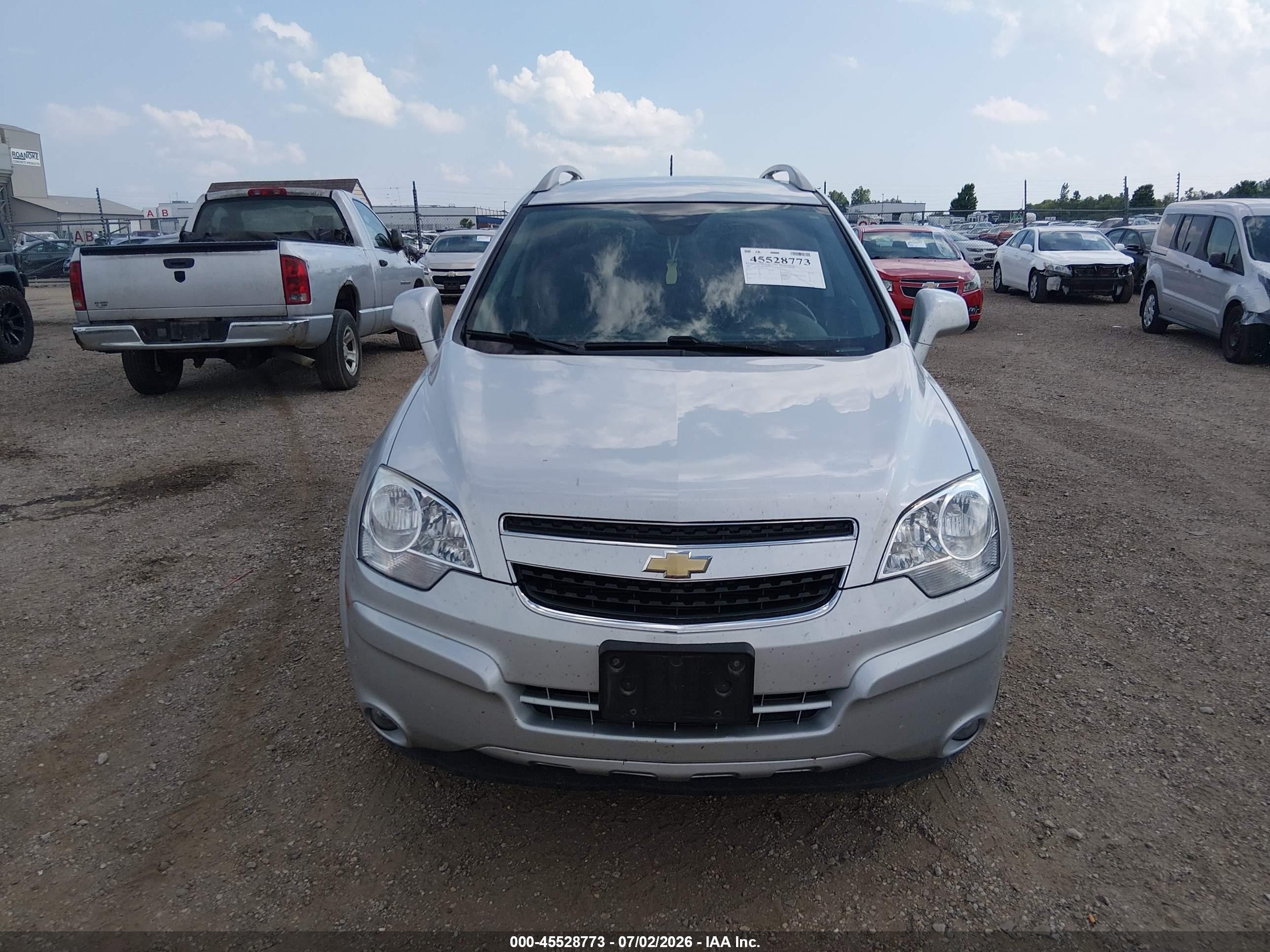 2013 Chevrolet Captiva Sport Fleet Lt Silver vin: 3GNFL3EK7DS513393